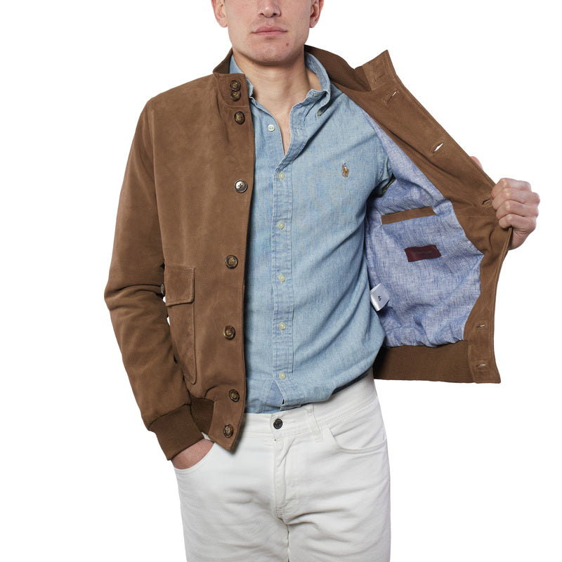 Leather bomber 98PSUAR