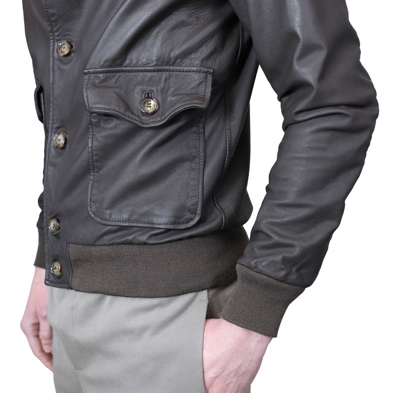 Veste en cuir 98PWNBR