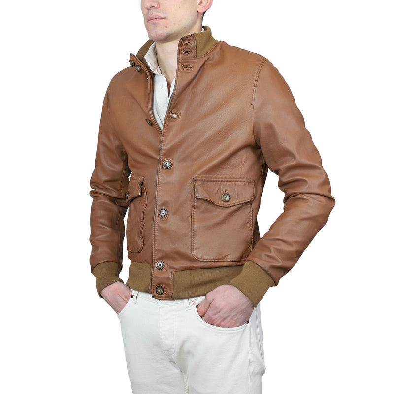 Bomber in pelle 98PWNCU