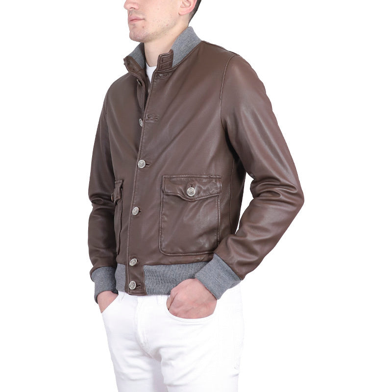 Leather jacket 98PWNSB