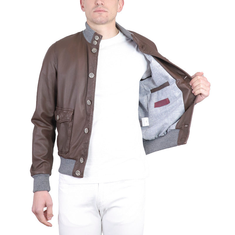 Leather jacket 98PWNSB