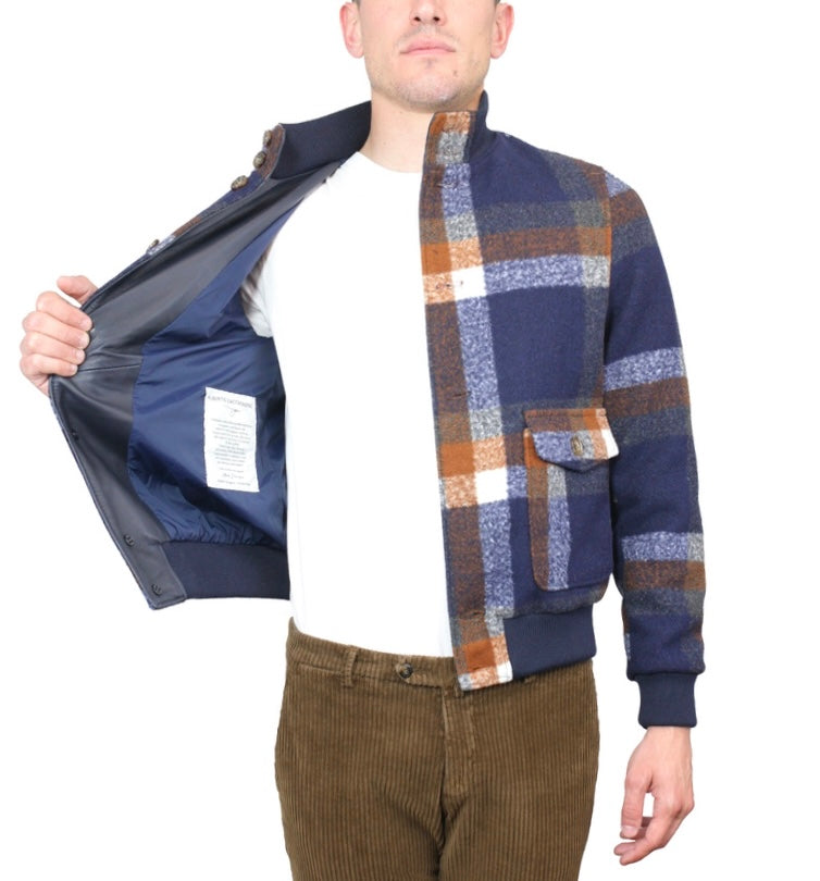 Chaqueta bomber de cuero 98TEXCE