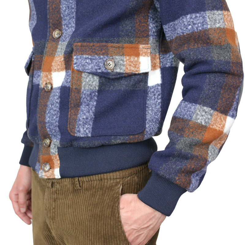 Chaqueta bomber de cuero 98TEXCE