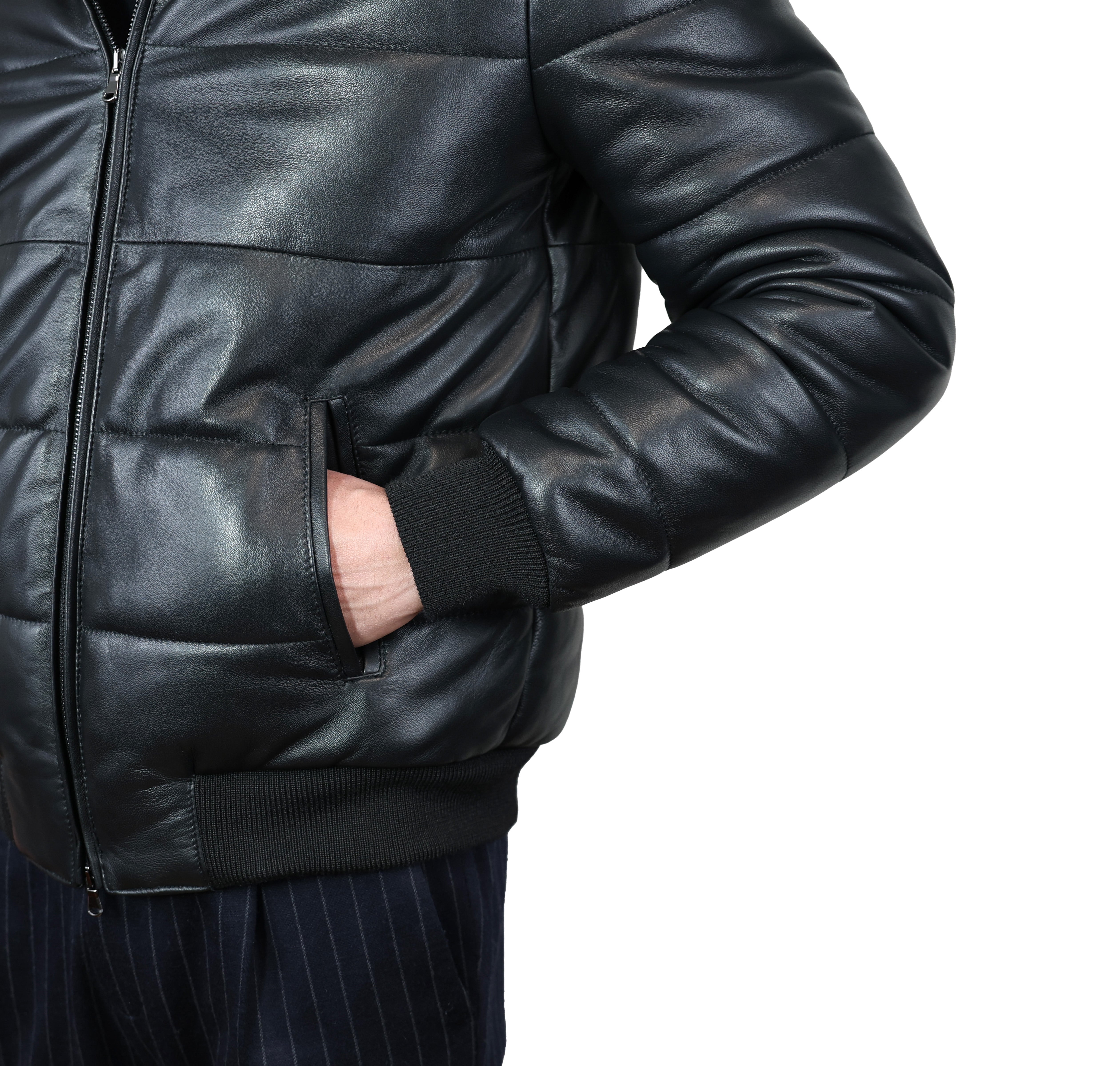 Chaqueta de cuero 98BLNBL