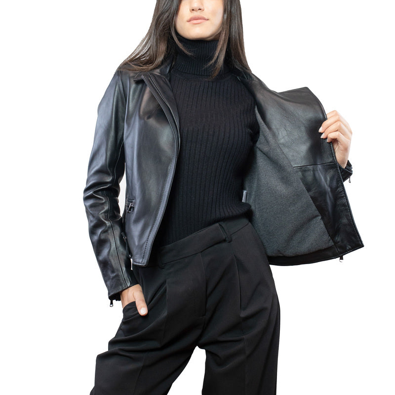 Lederjacke BEVNANE