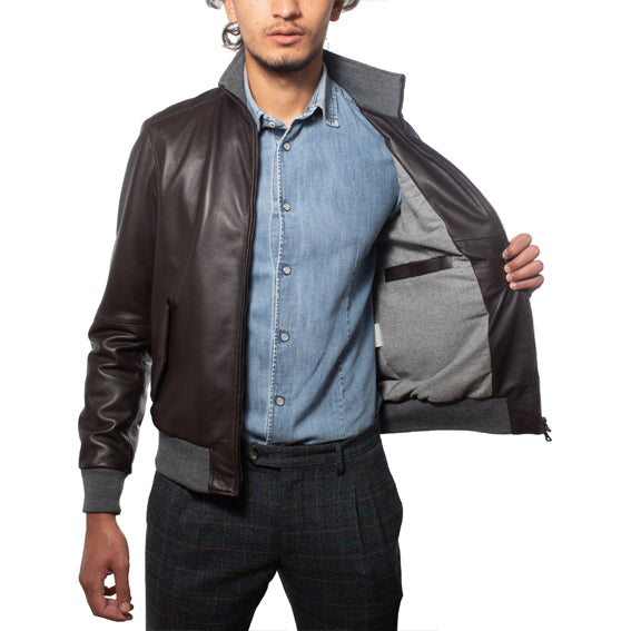 Bomber in pelle 69NAMOR