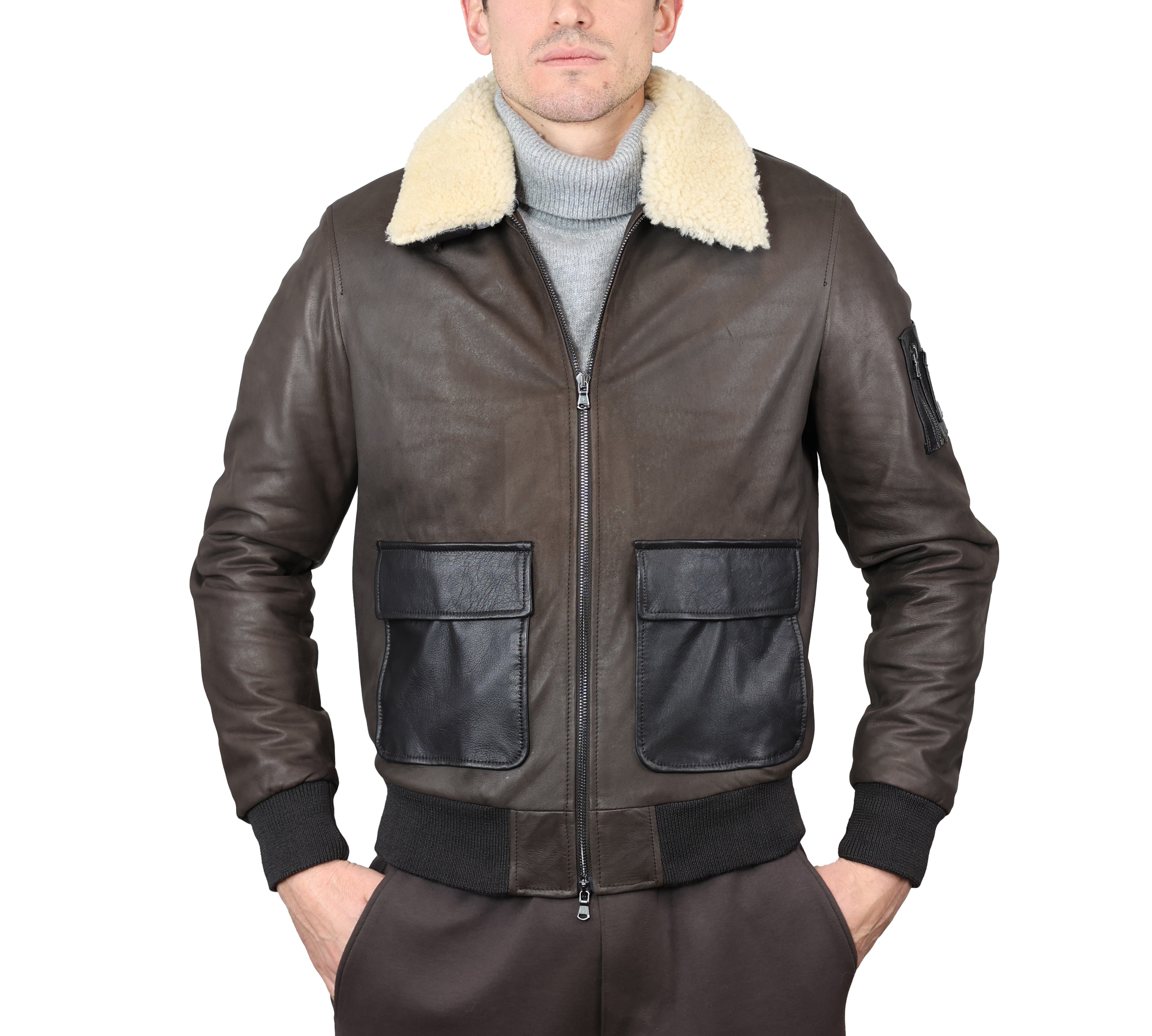 Giacca in pelle 91LVIBR