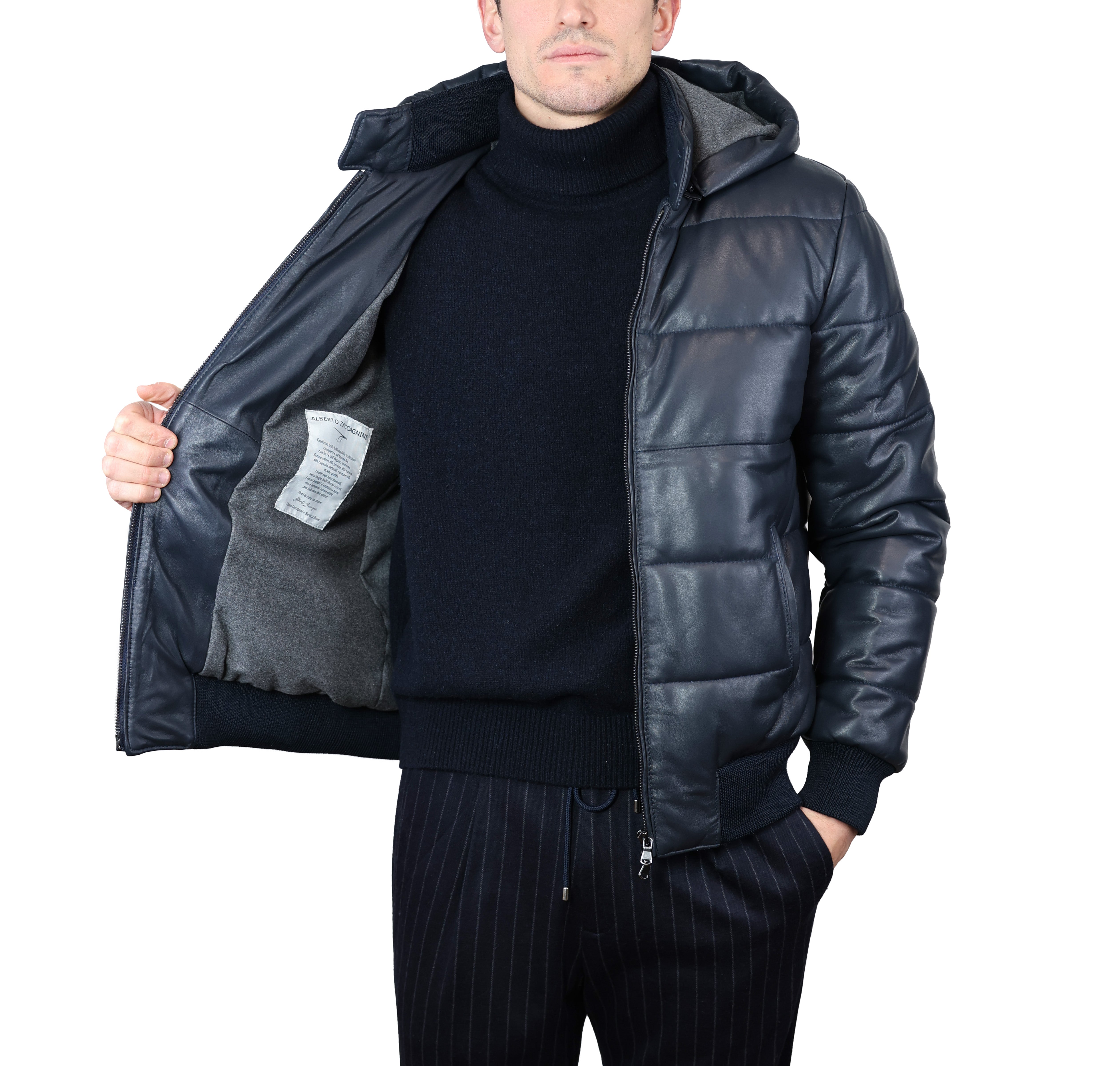 Piumino in pelle 89LCAMA