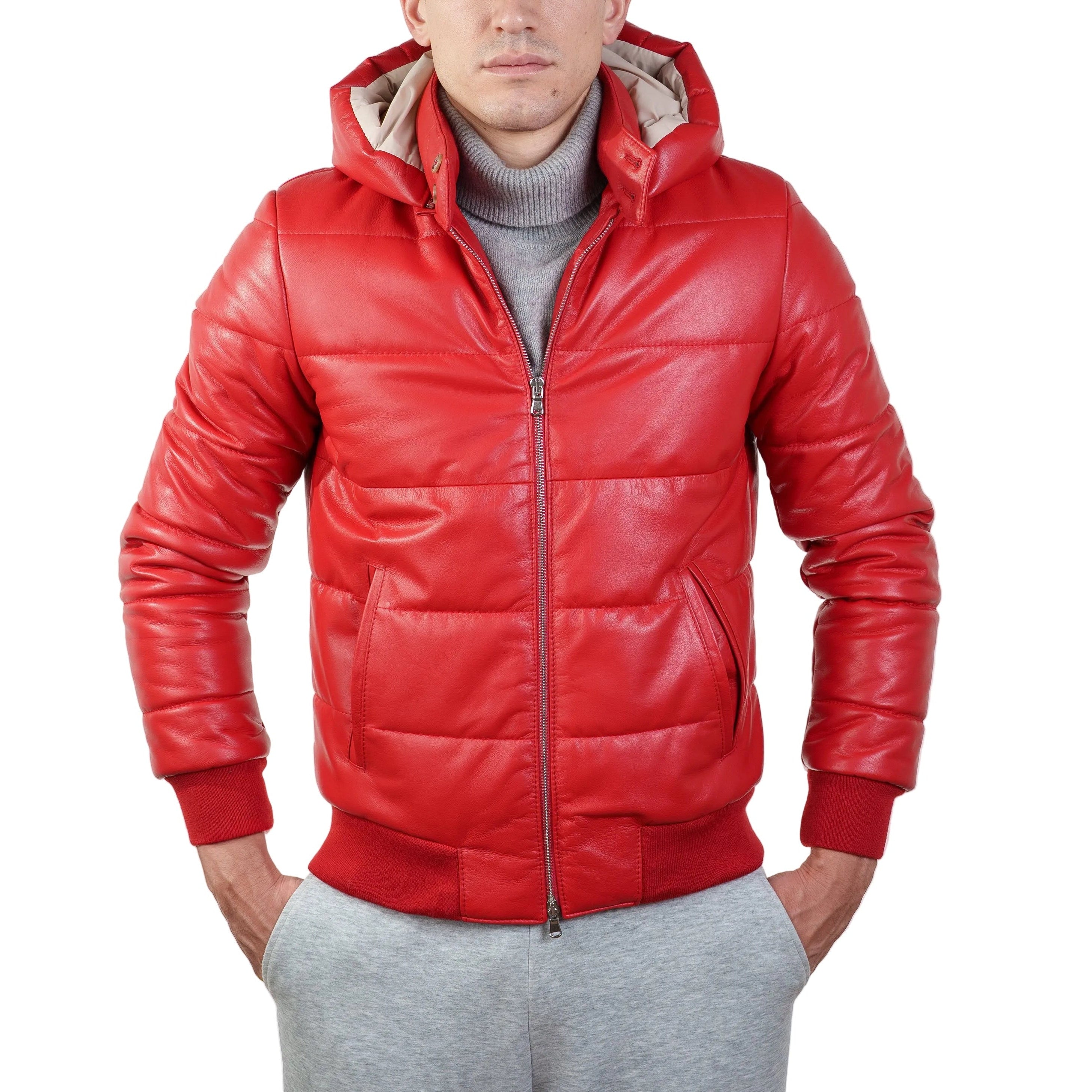 Piumino in pelle 89LCARS