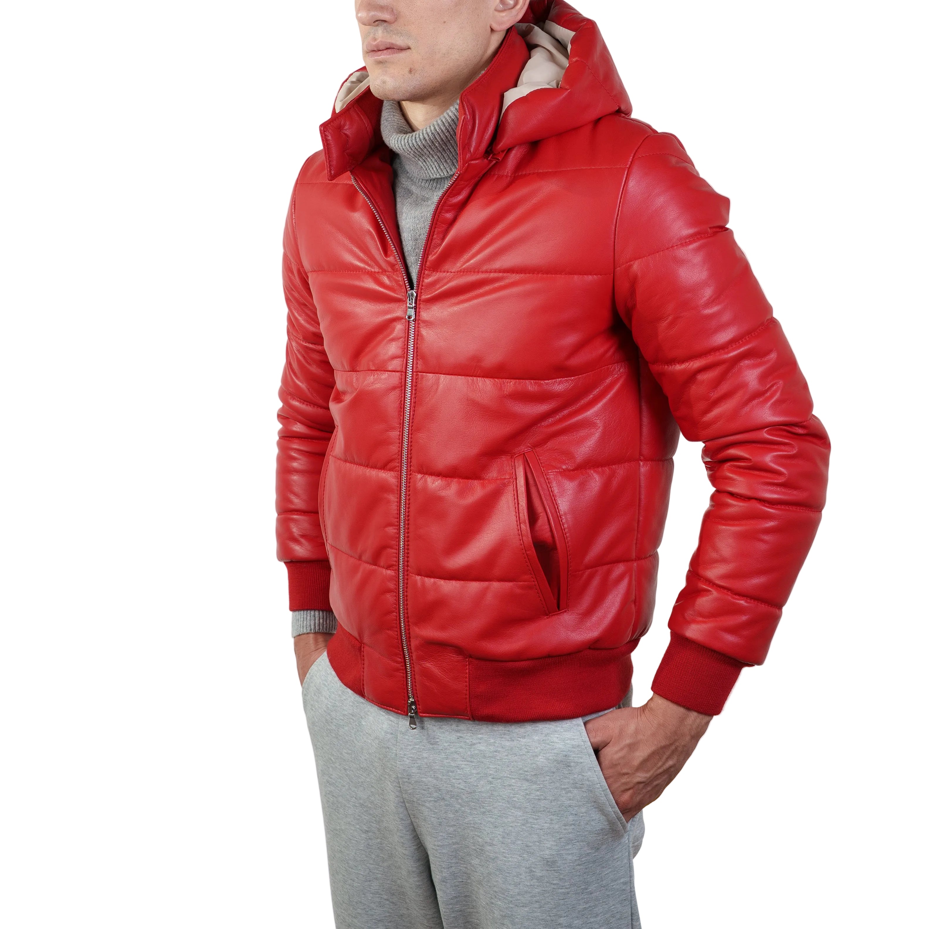 Piumino in pelle 89LCARS