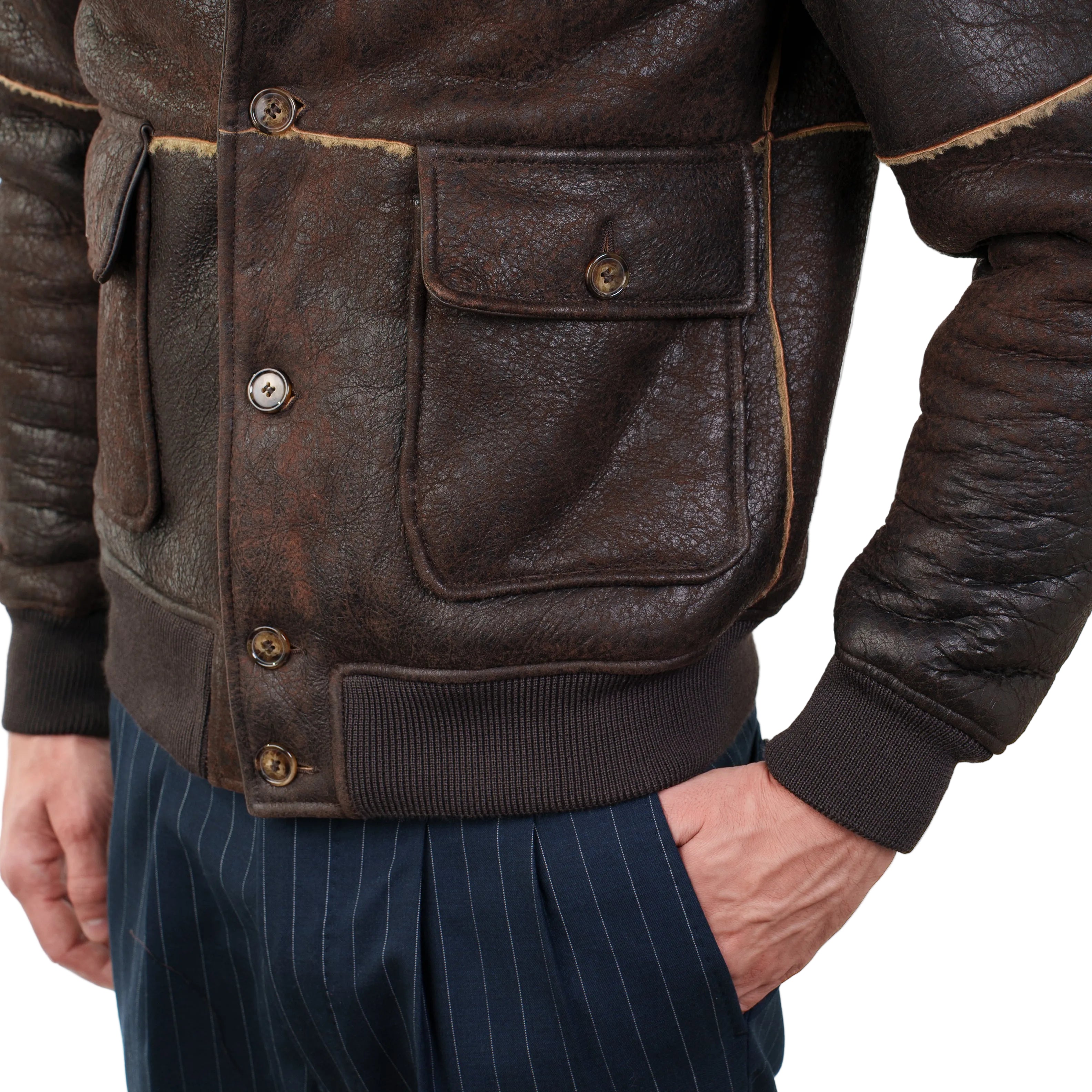 Bomber in Shearling 98CCSMV