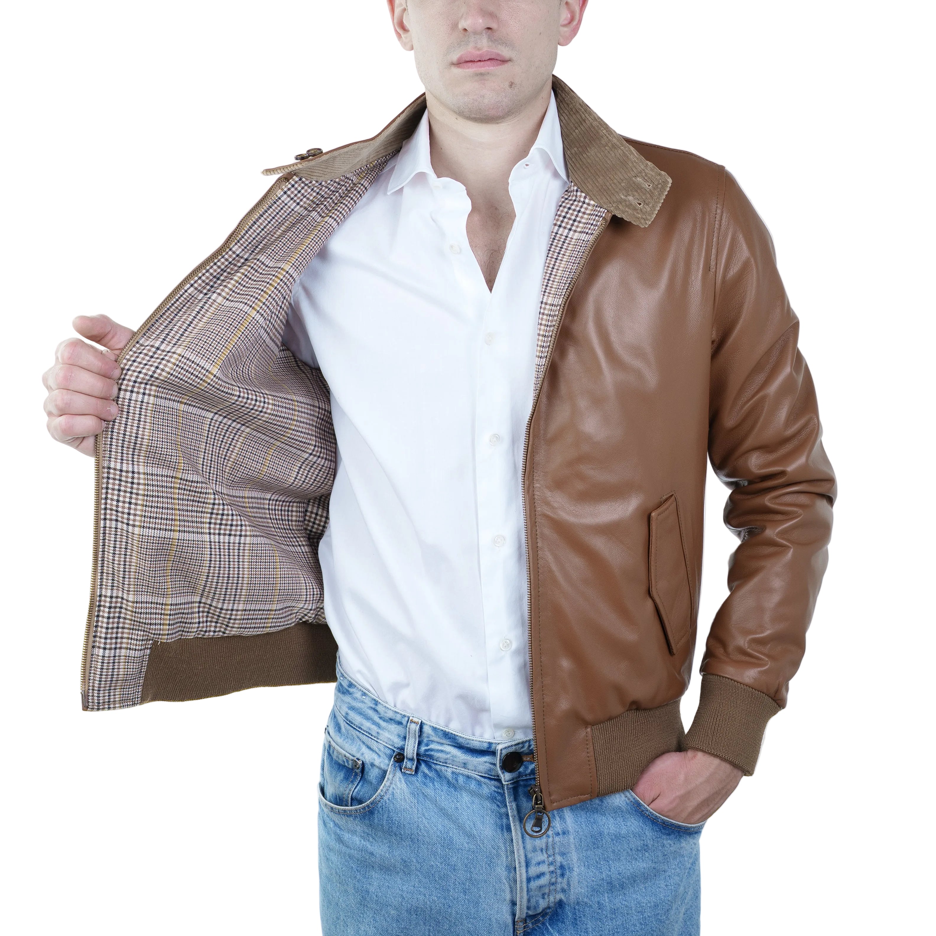 Giacca in pelle 89BRNCU