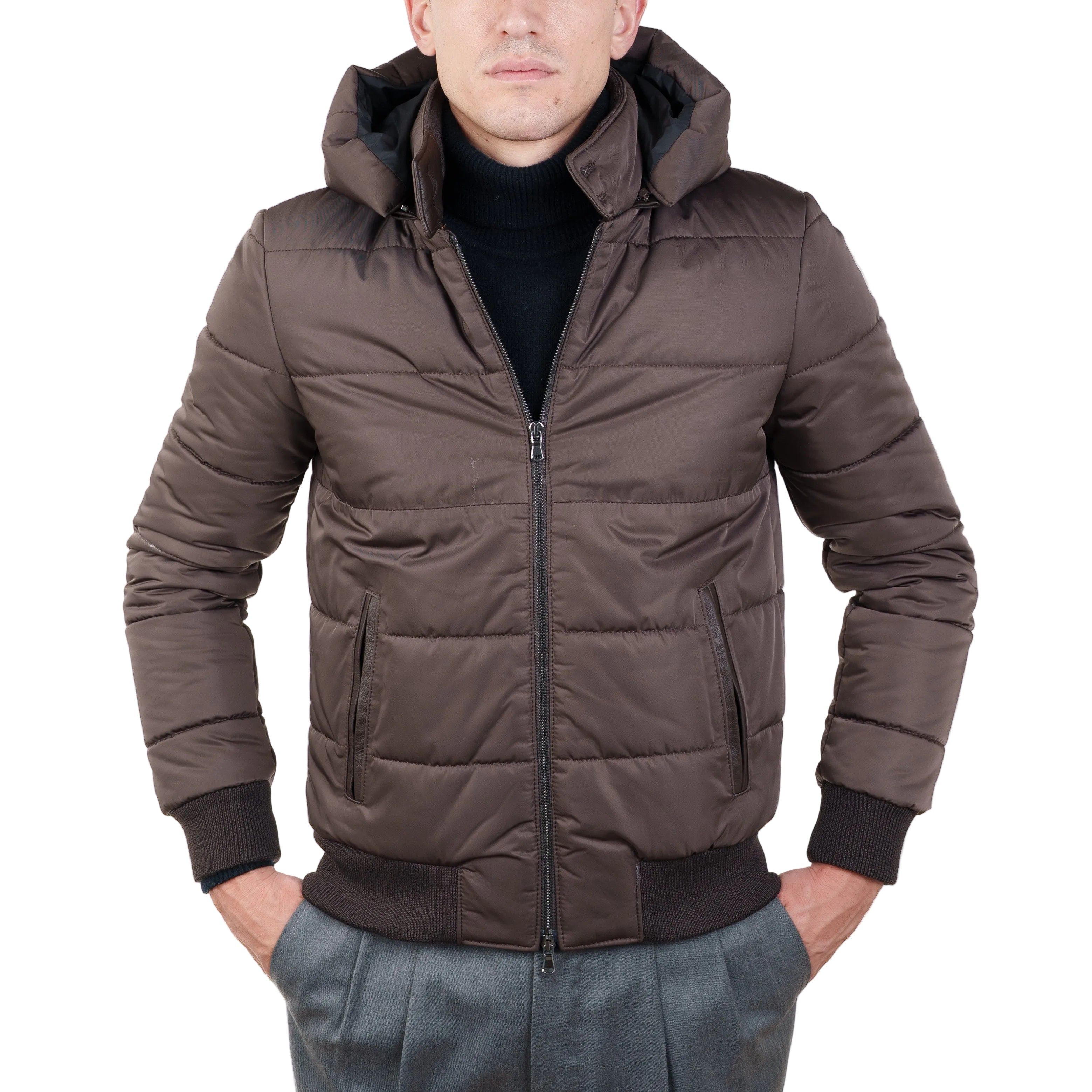 Piumino in Tessuto Pelle 89LCTXM