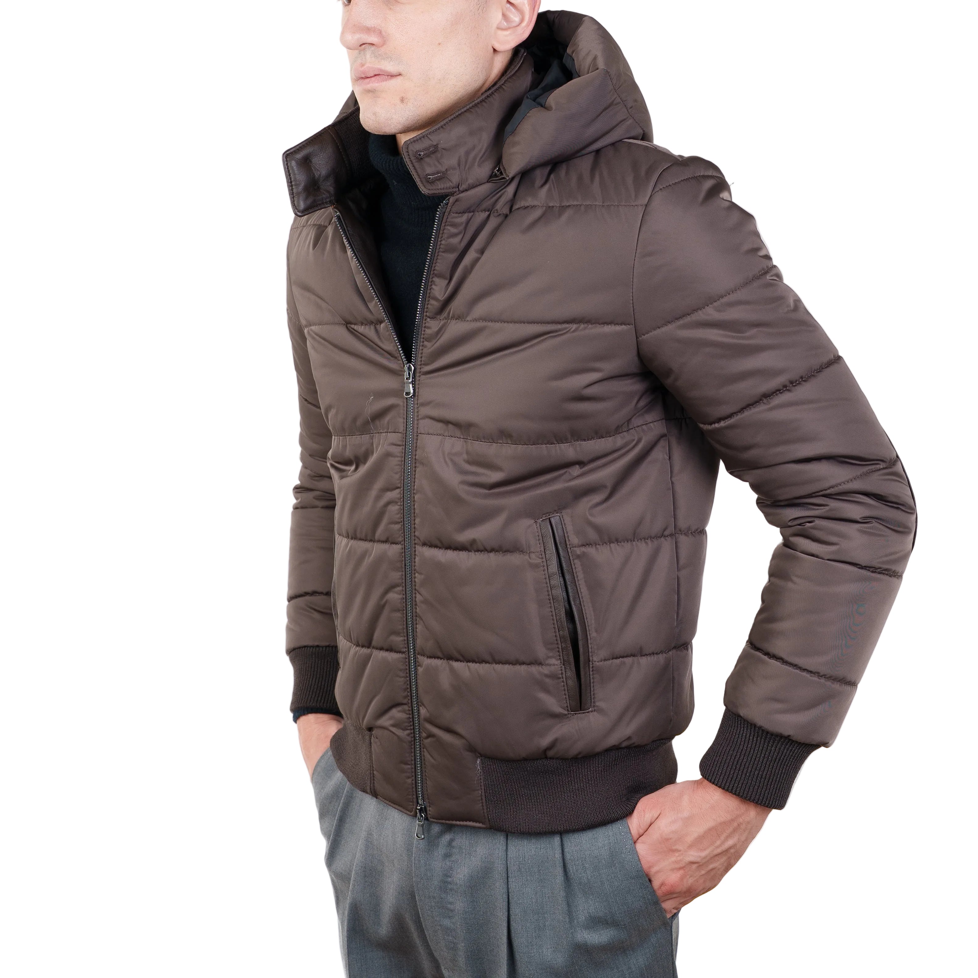 Piumino in Tessuto Pelle 89LCTXM