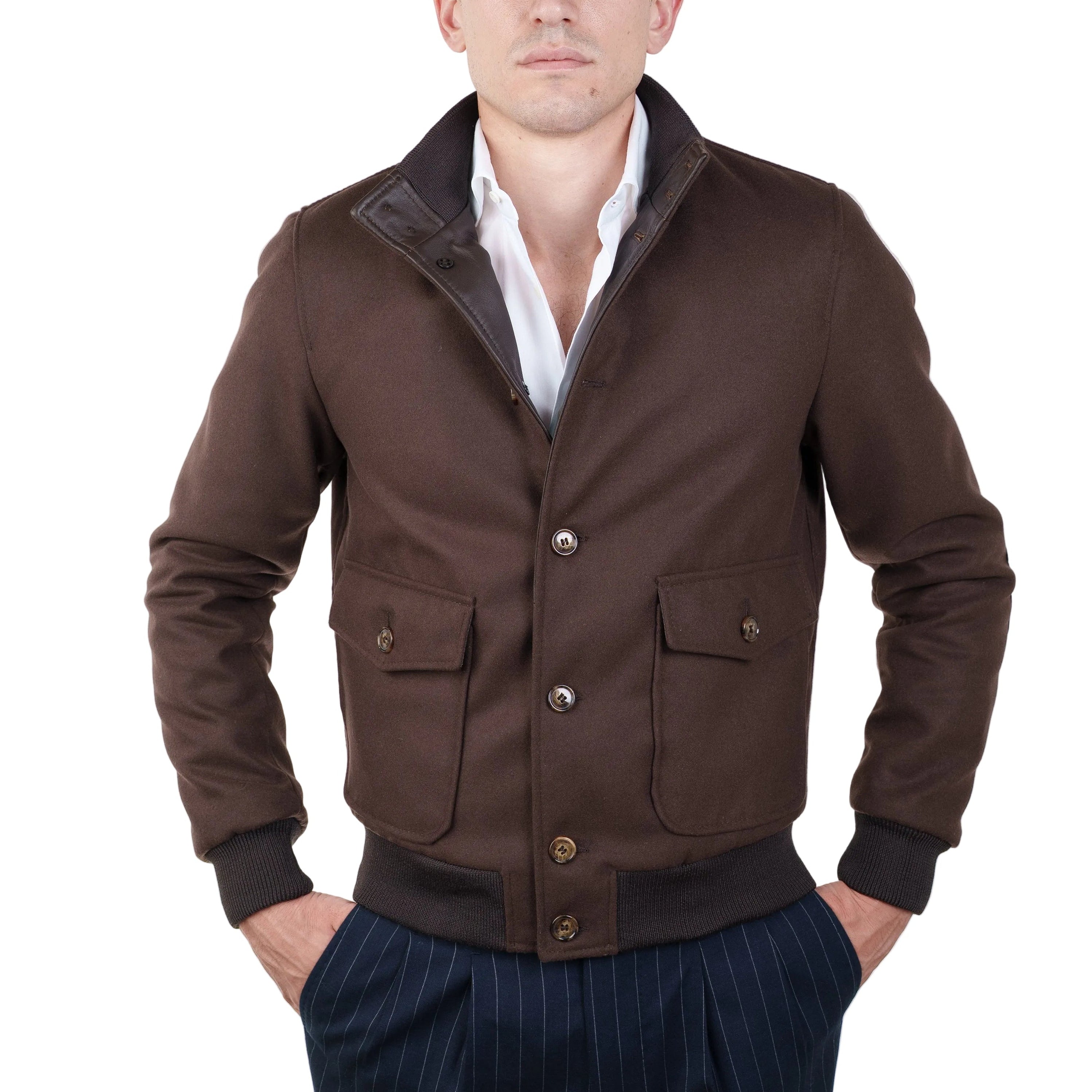Bomber in Tessuto Pelle 98TEXMO