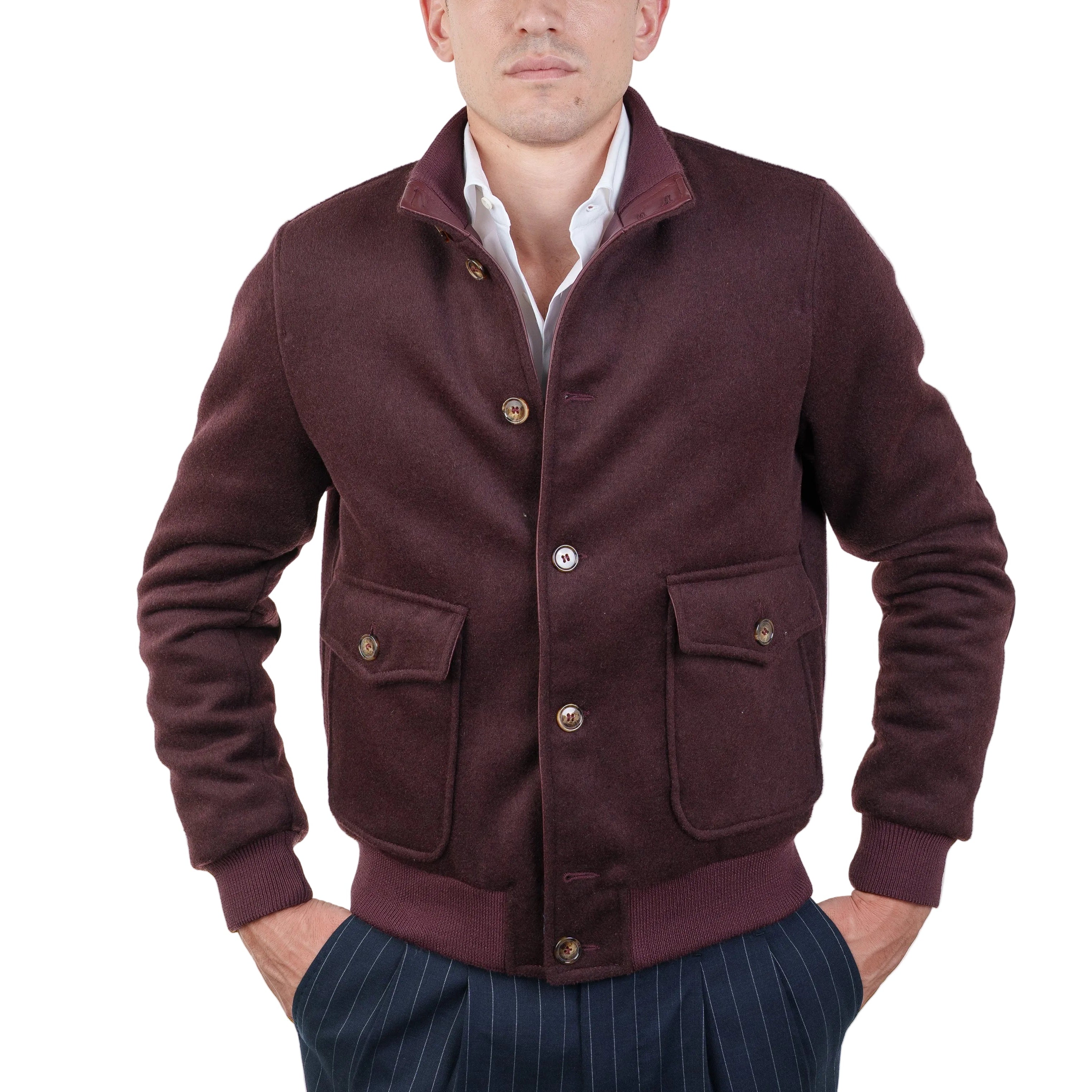 Bomber in Tessuto Pelle 98TEXBX