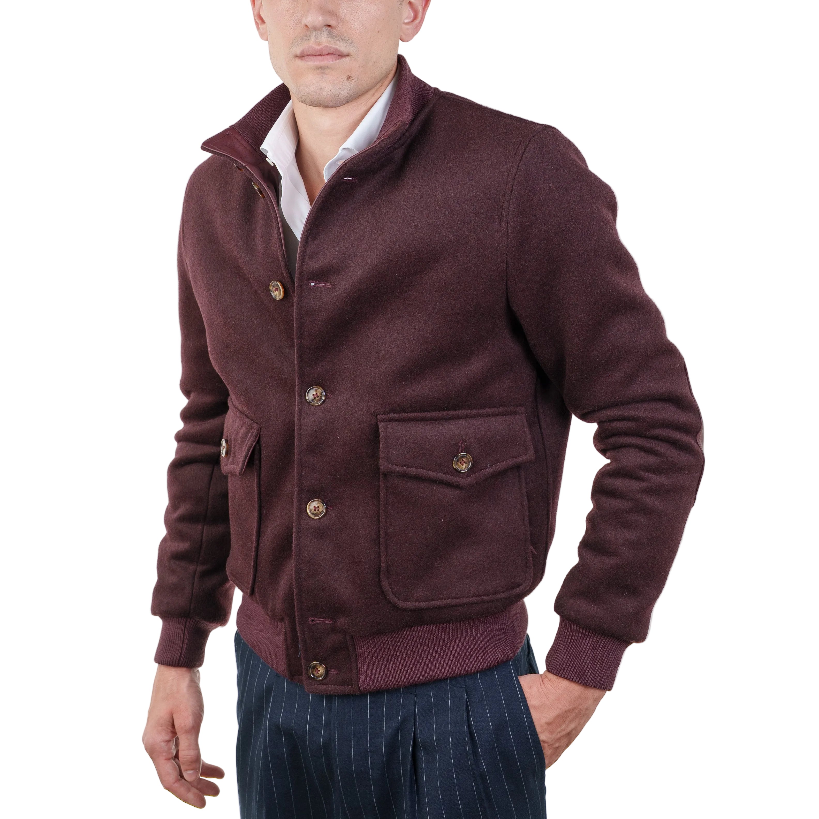 Bomber in Tessuto Pelle 98TEXBX