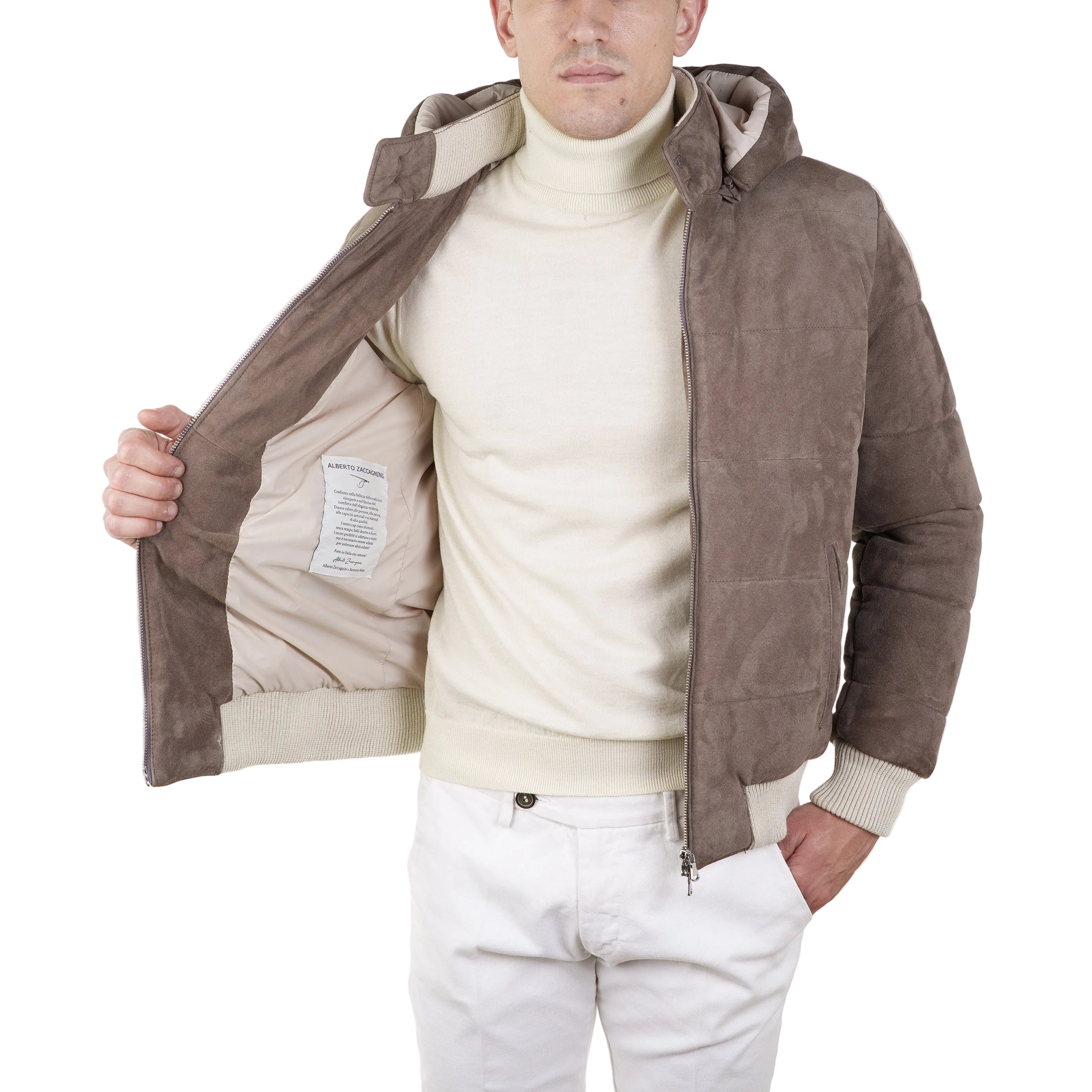 Piumino in pelle 89LCSTO