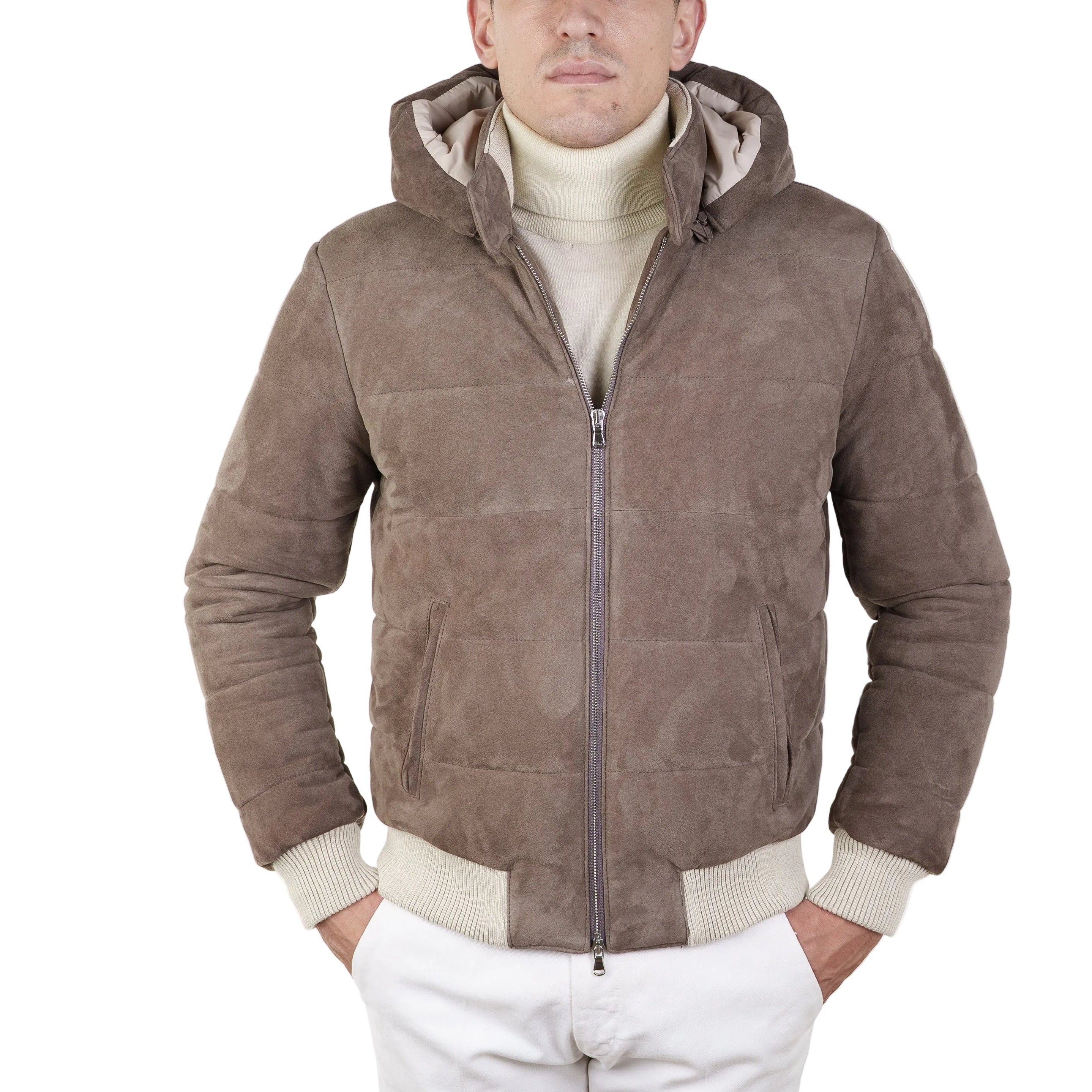 Piumino in pelle 89LCSTO