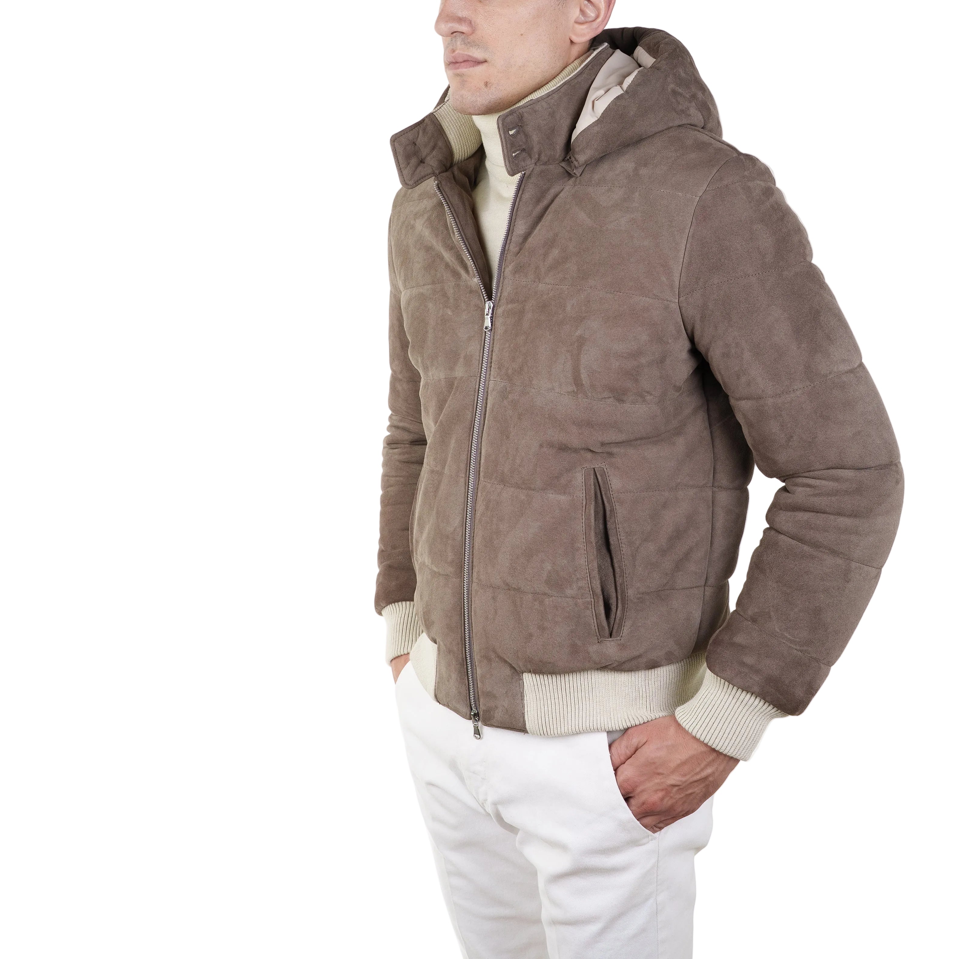 Piumino in pelle 89LCSTO