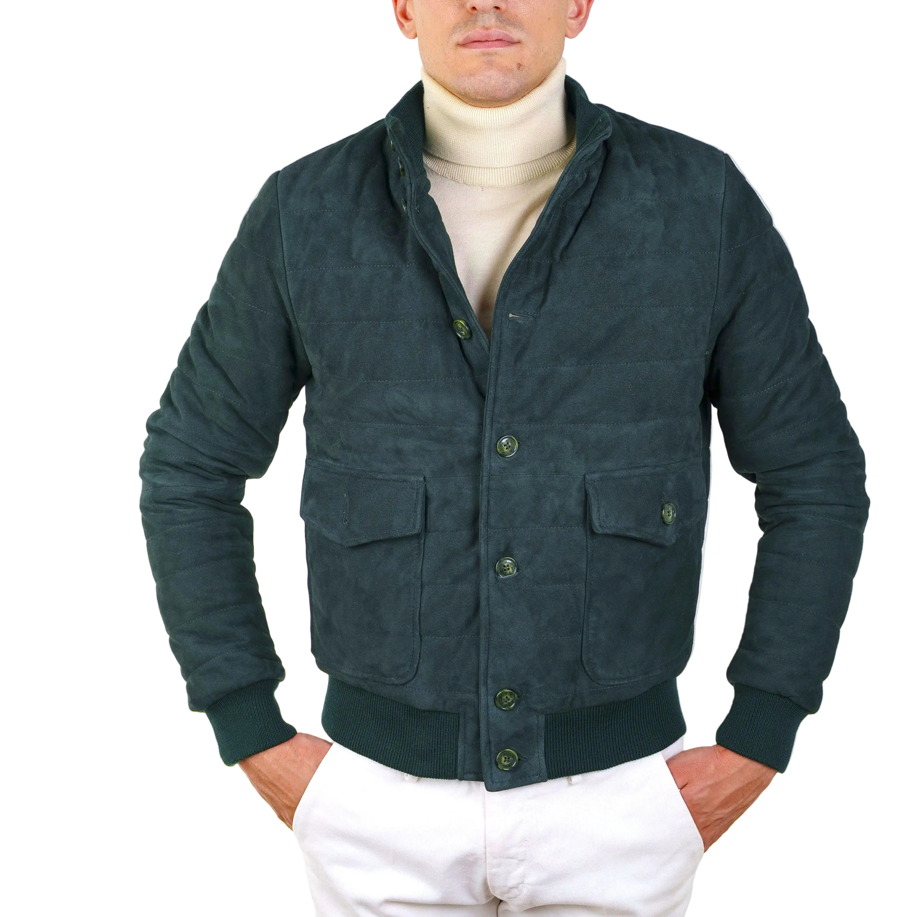 Piumino in pelle 98BLSVE