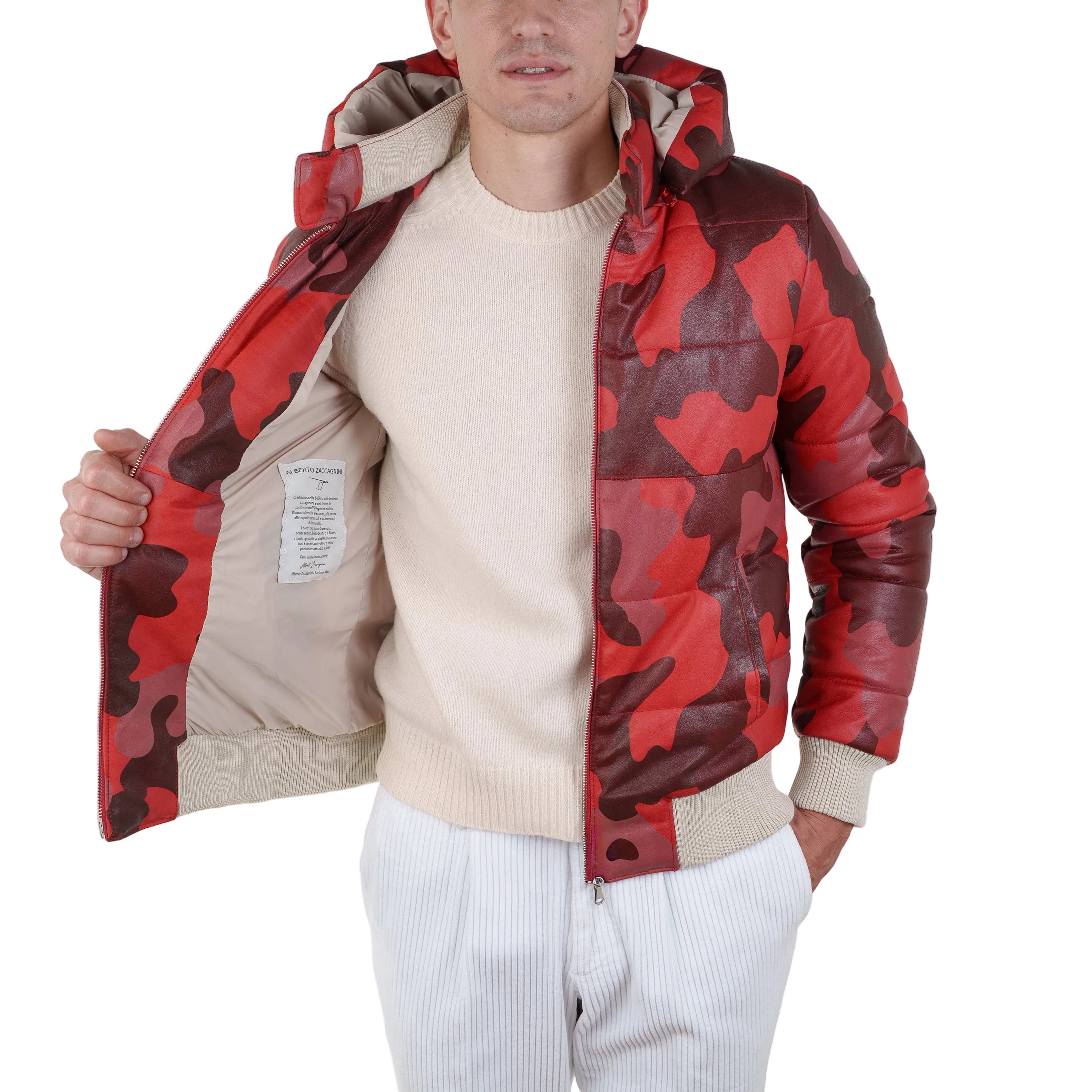 Piumino in pelle 89LCACR