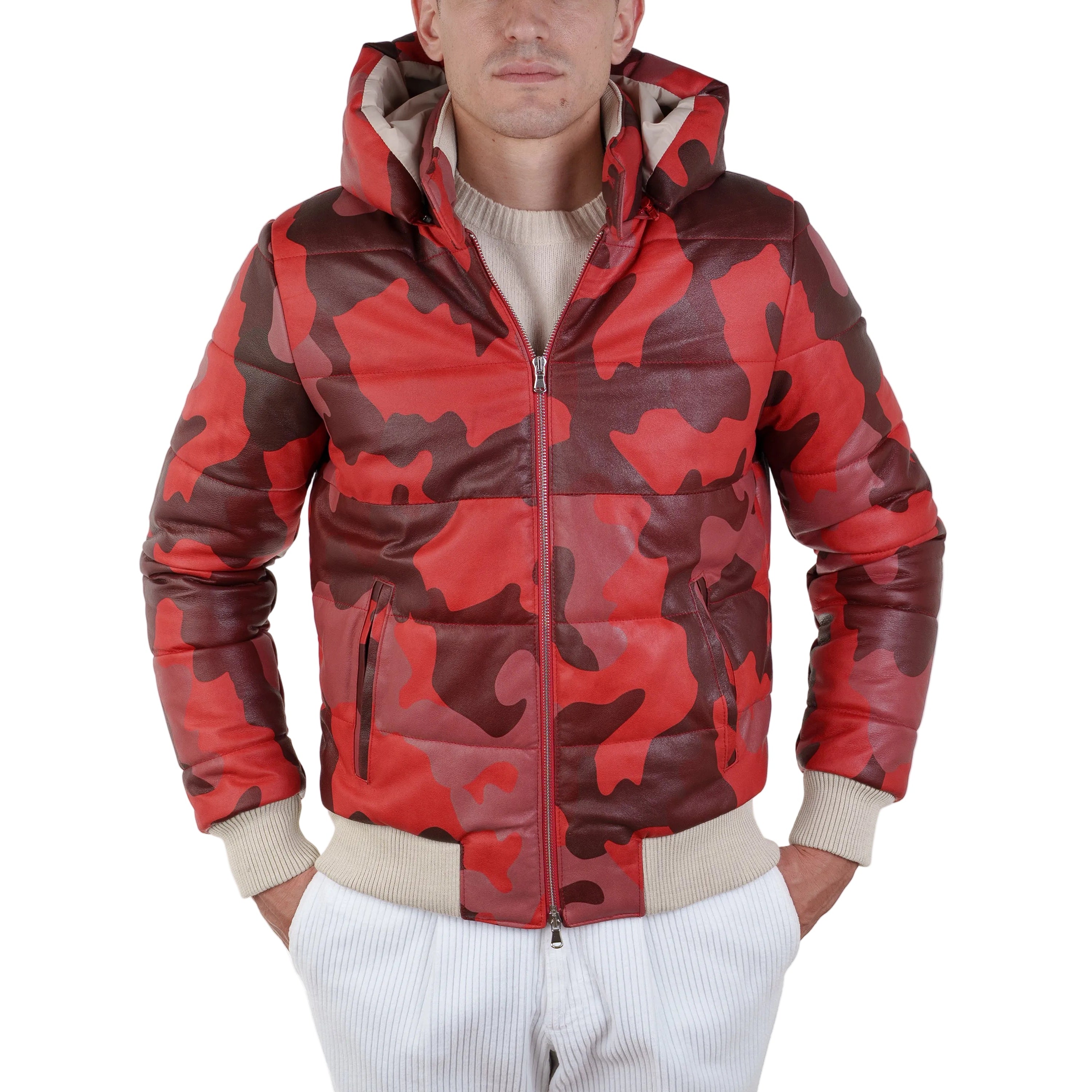 Piumino in pelle 89LCACR