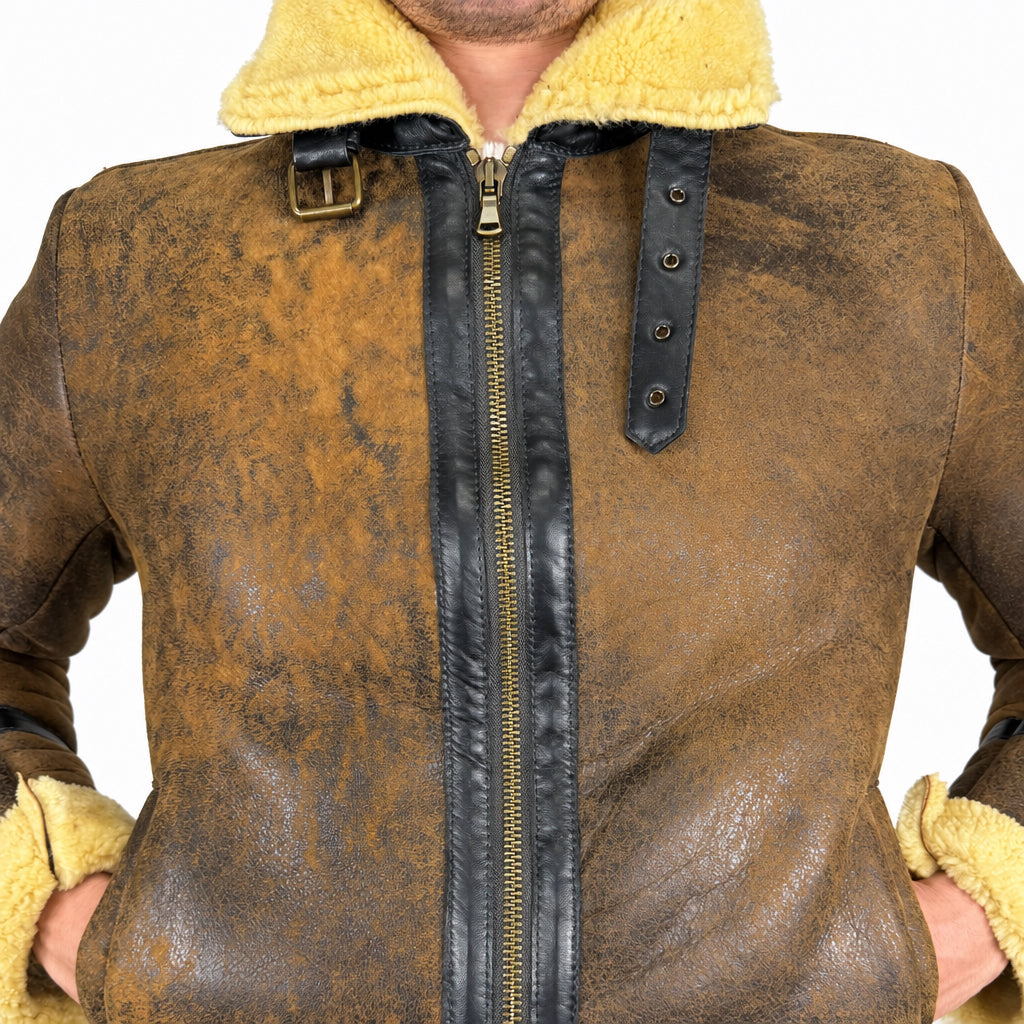 Biker in Shearling 73SHEVI