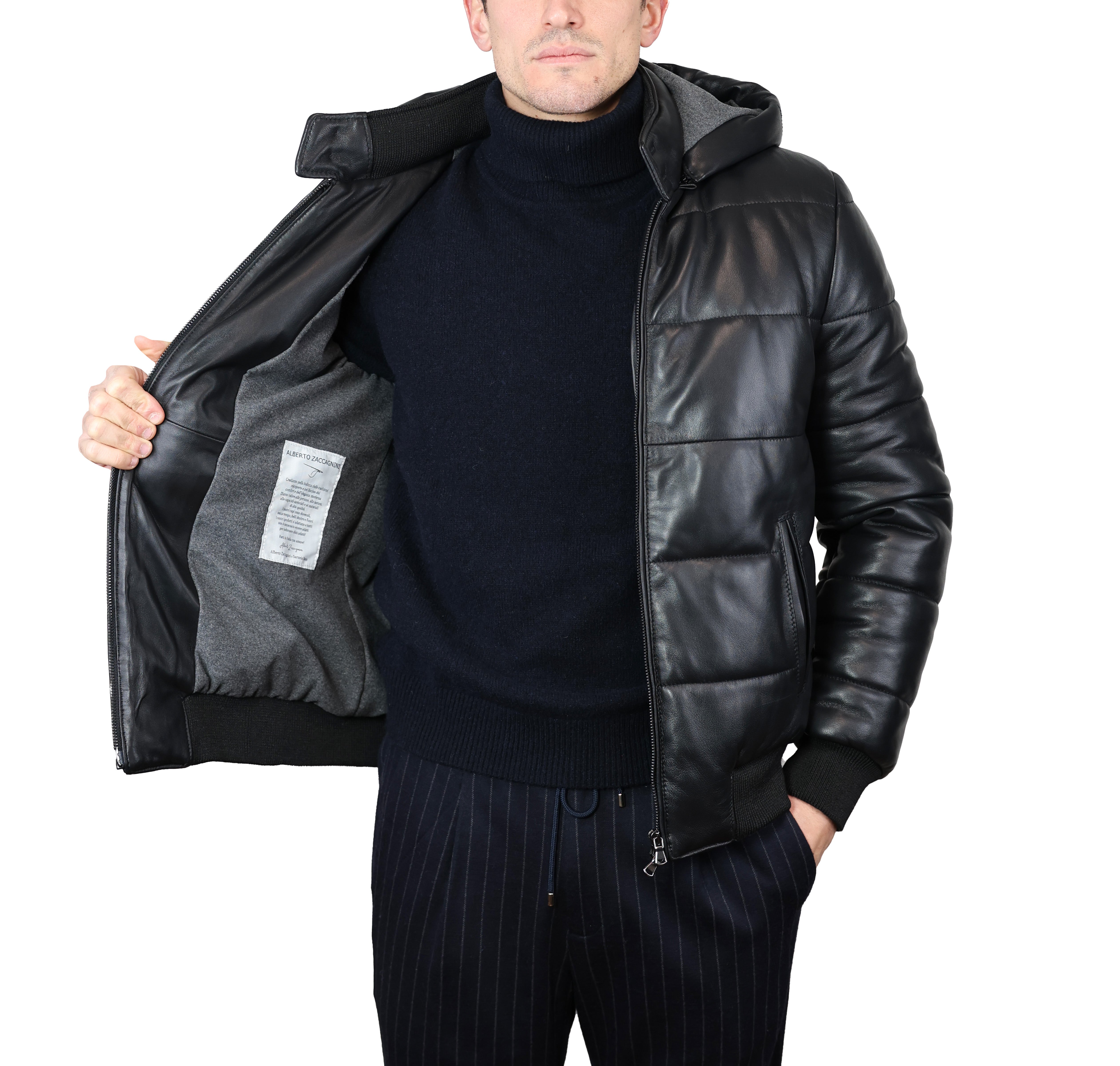 Chaqueta de cuero 98BLNBL