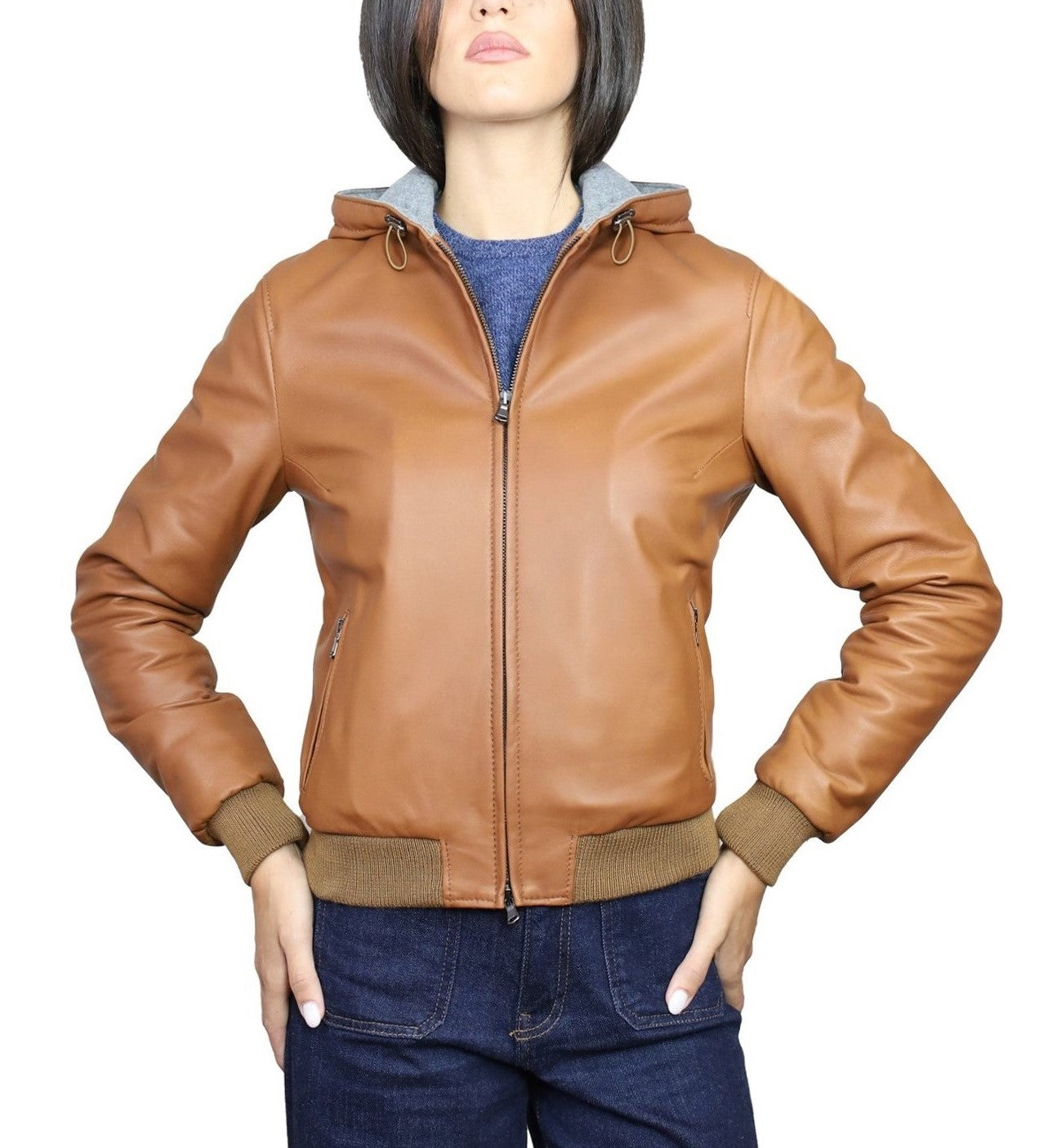 Bomber in pelle 25LCNCU