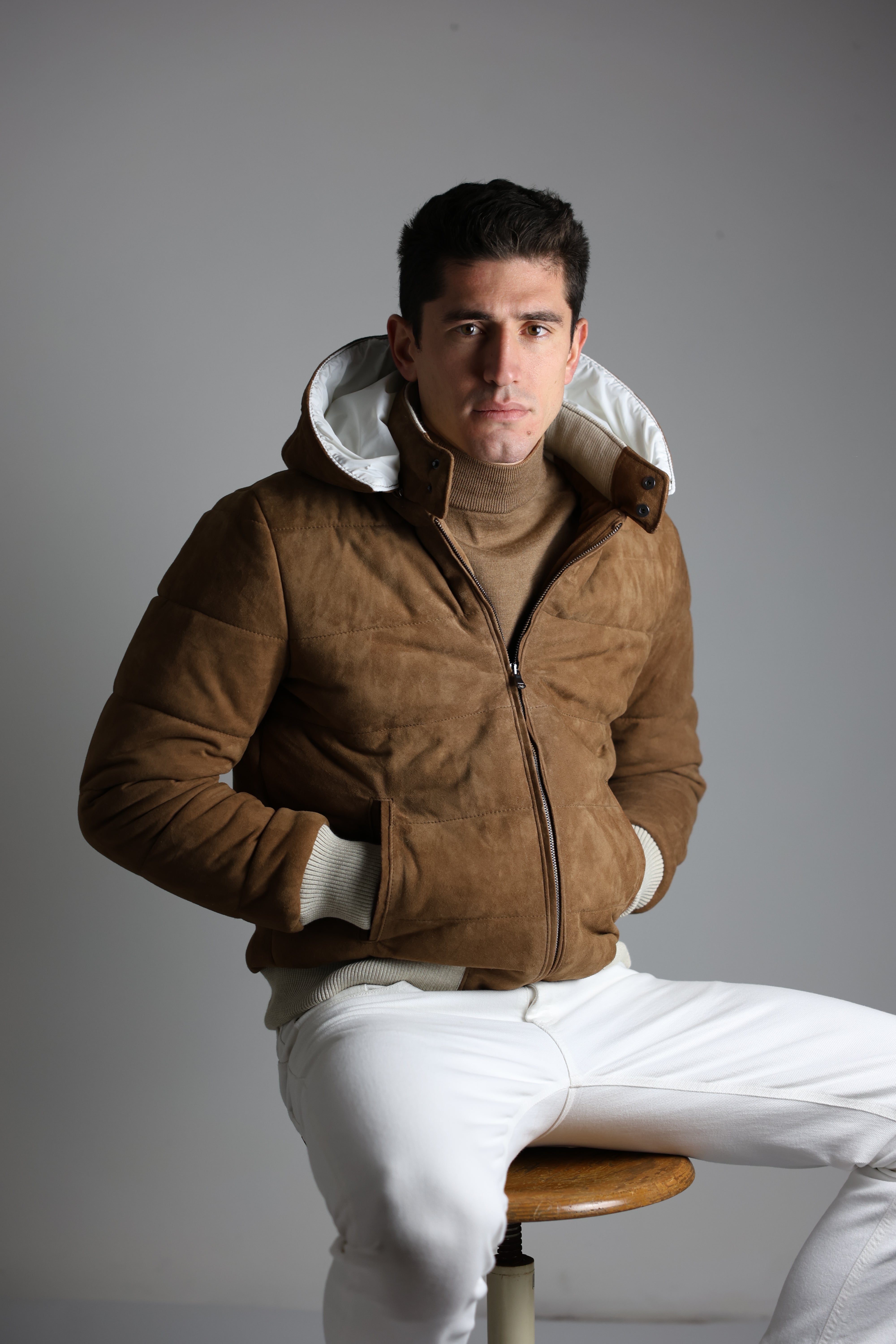 Chaqueta de cuero 98BLNBL