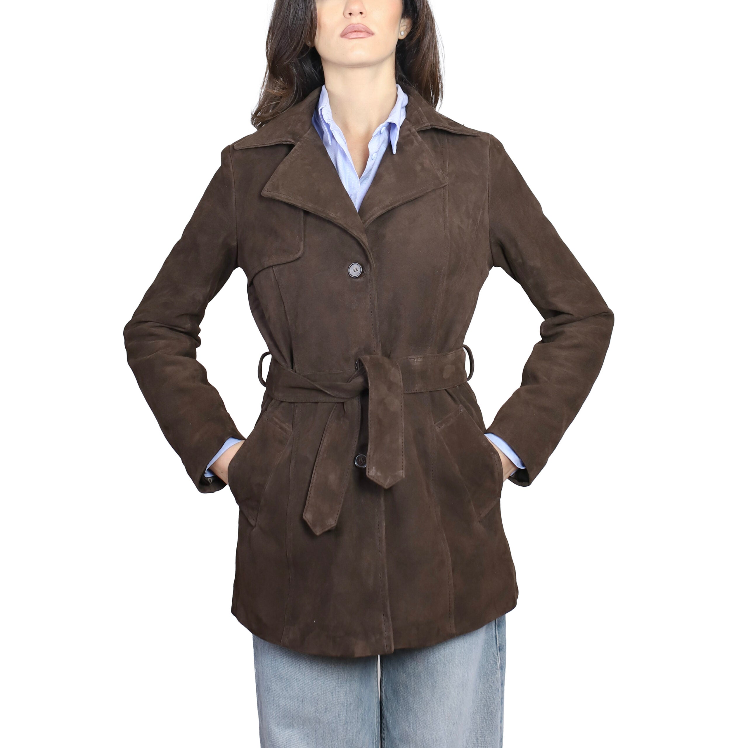 Trench in pelle TRHSUMA