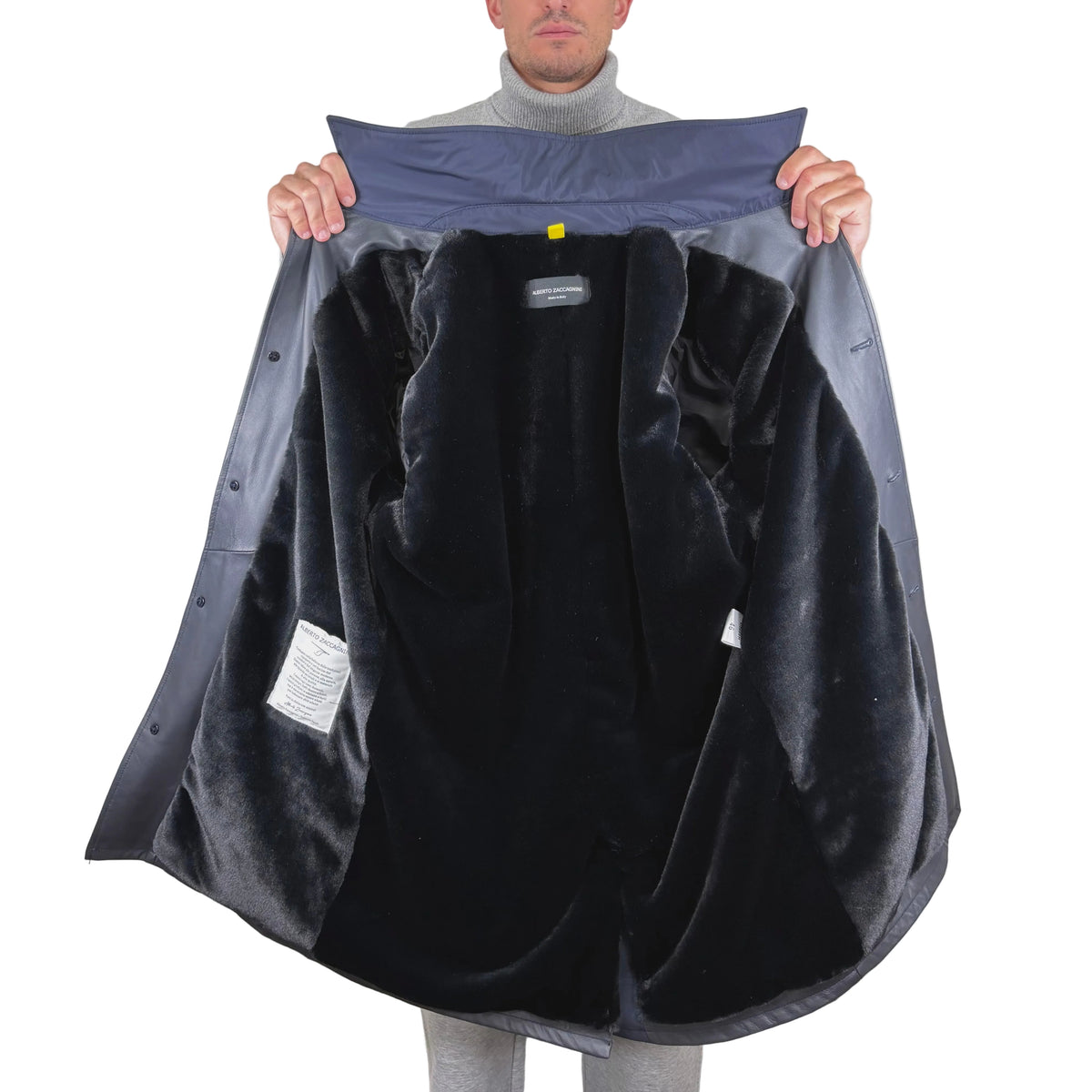 Cappotto in Tessuto Pelle 99TEXBL