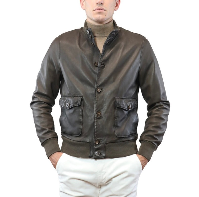 Leather jacket 98MNWBR