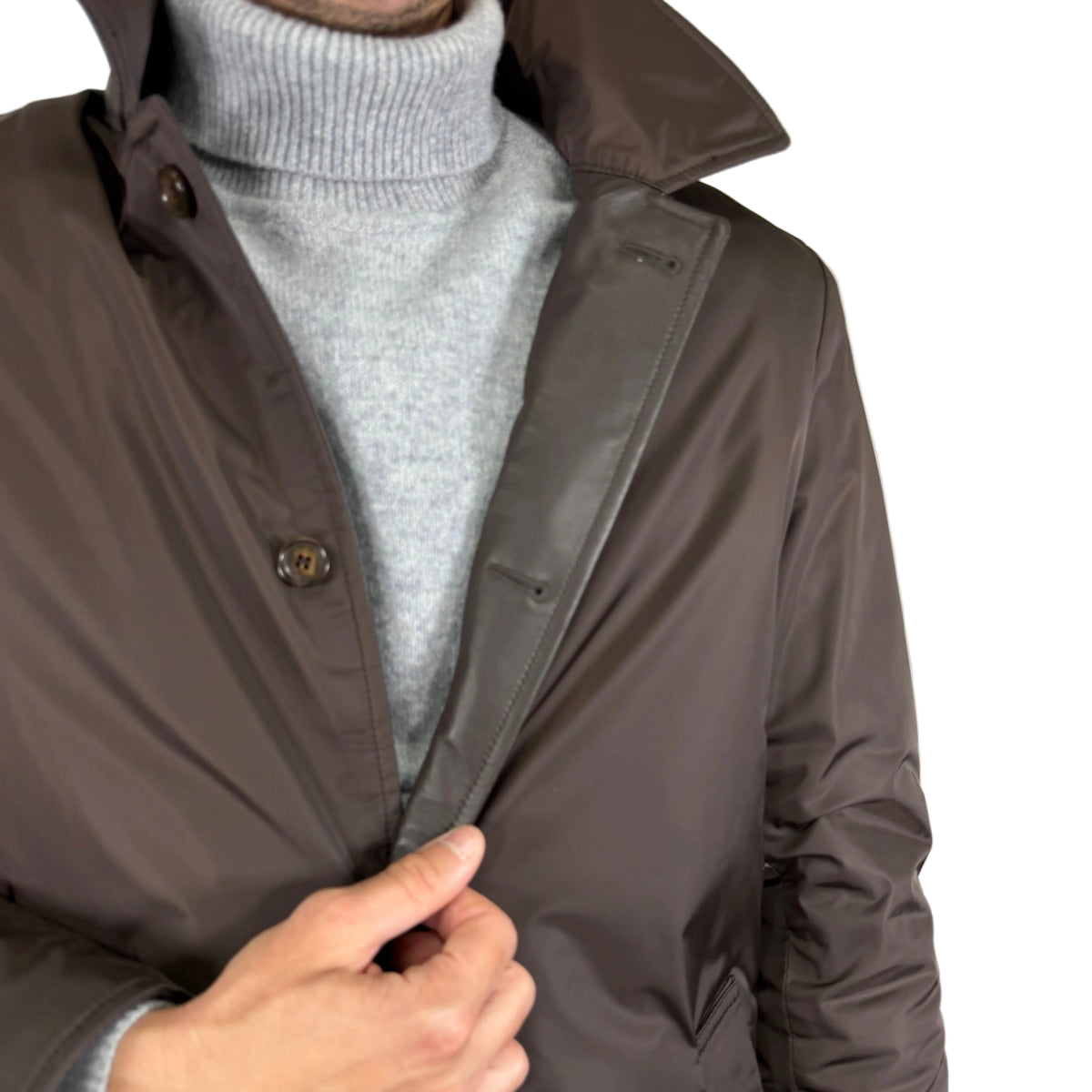 Cappotto in Tessuto Pelle 99TEXMO