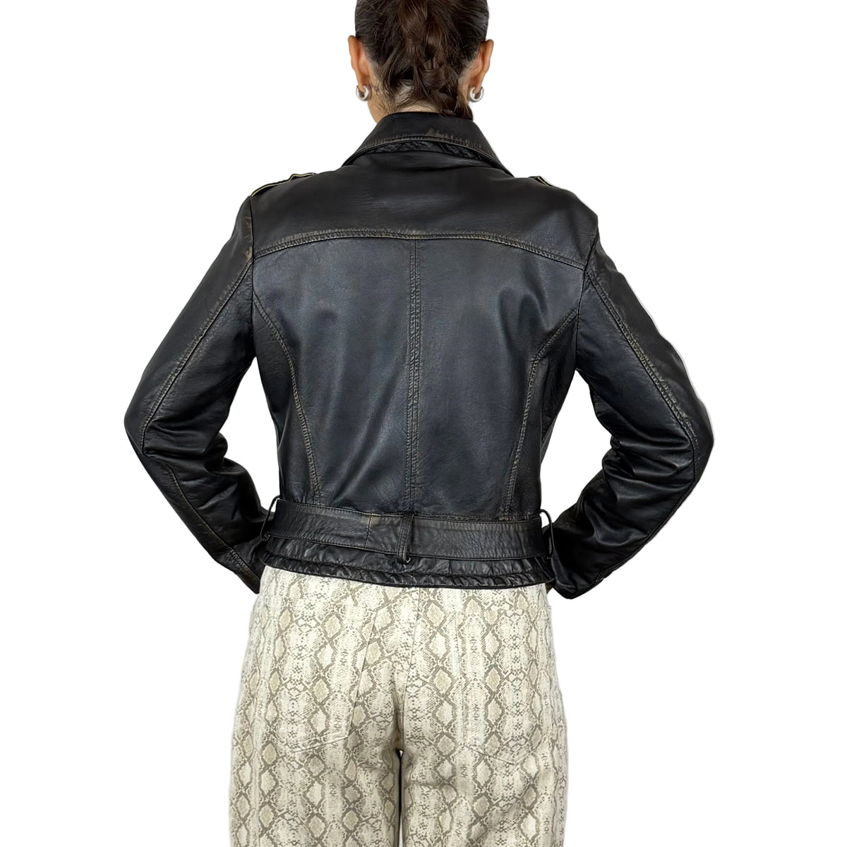 Chiodo in pelle 99ASPNE