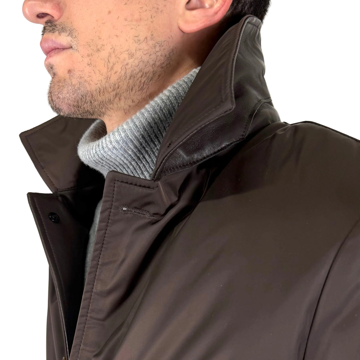 Cappotto in Tessuto Pelle 99TEXMO