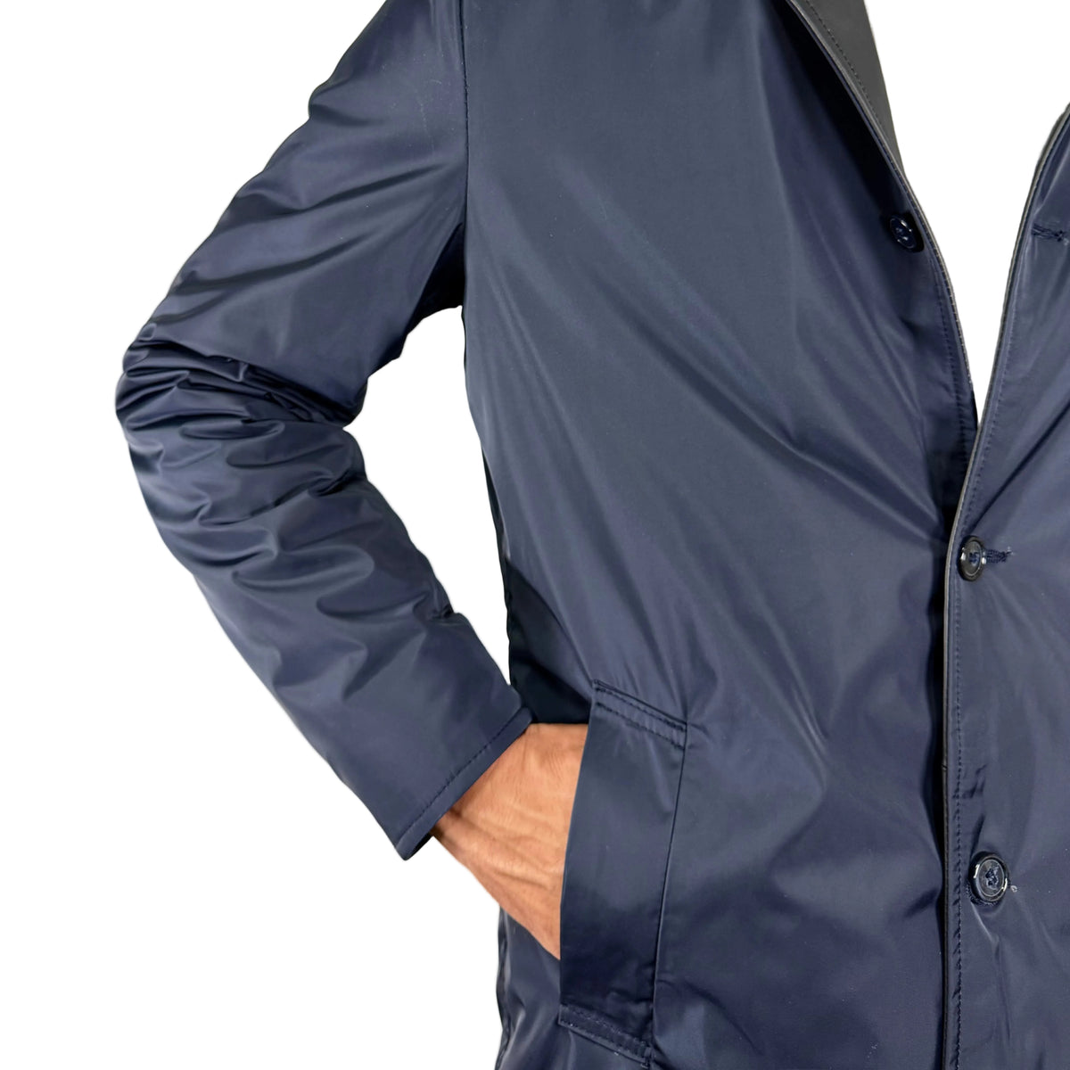 Cappotto in Tessuto Pelle 99TEXBL