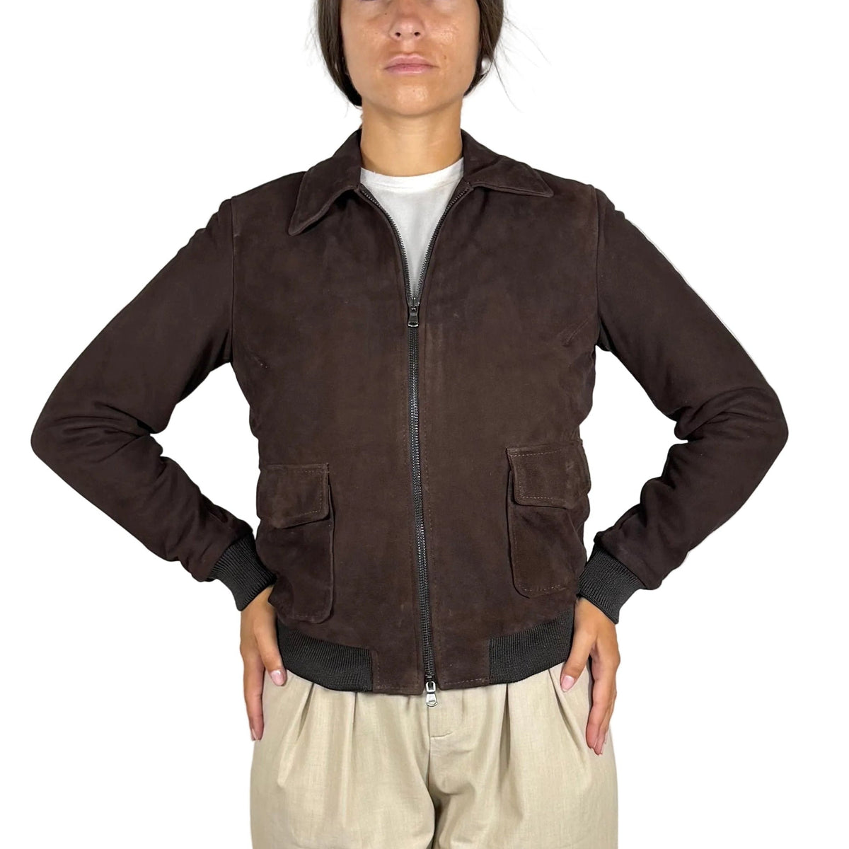 Bomber in pelle 25CLSUM