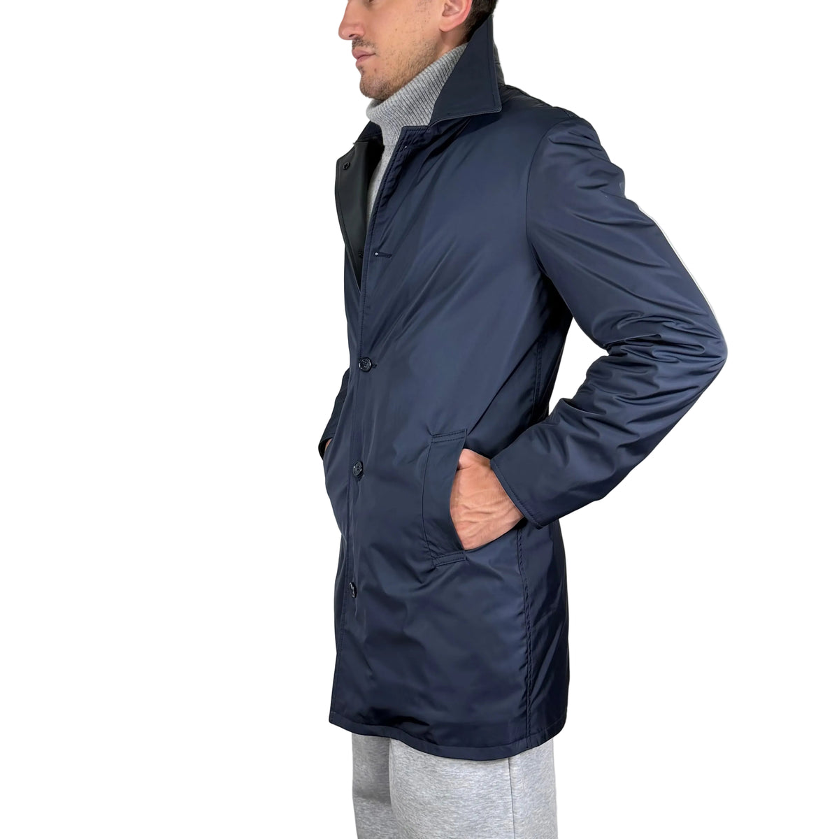 Cappotto in Tessuto Pelle 99TEXBL