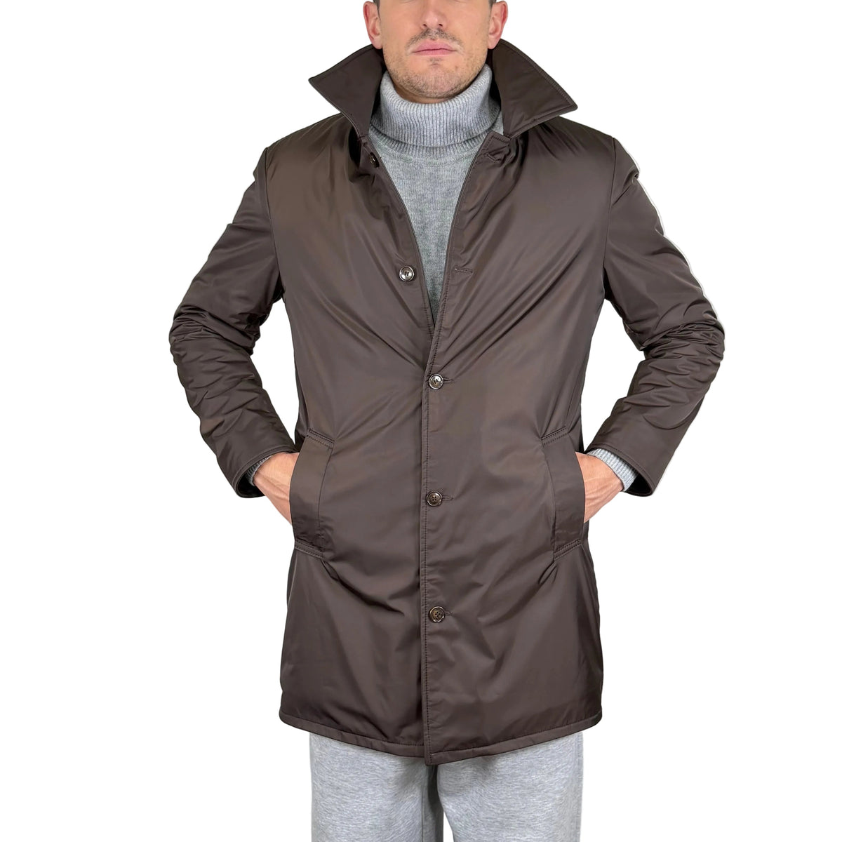 Cappotto in Tessuto Pelle 99TEXMO