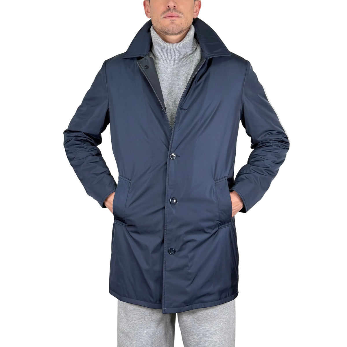 Cappotto in Tessuto Pelle 99TEXBL