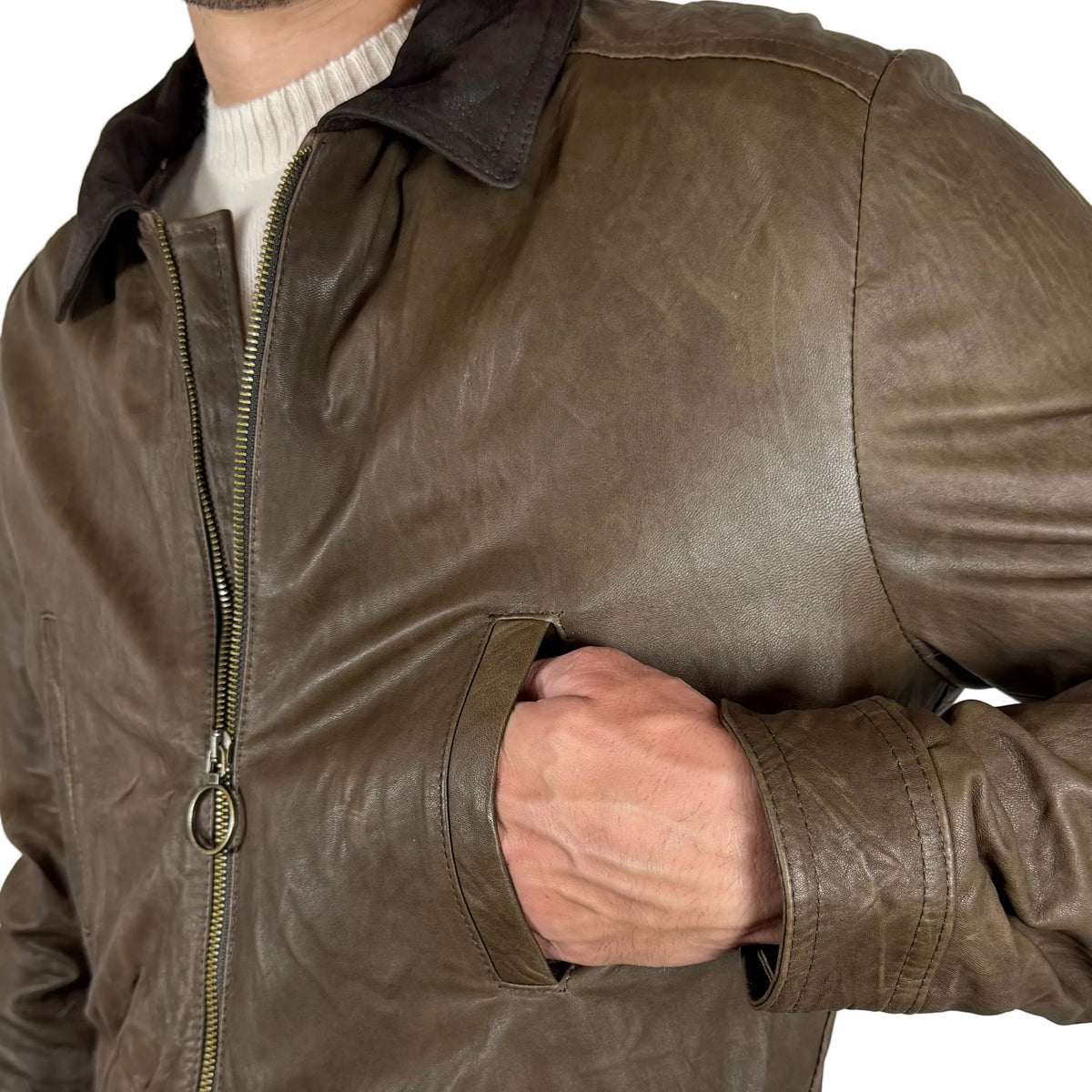 Giacca in pelle 49ZMARB