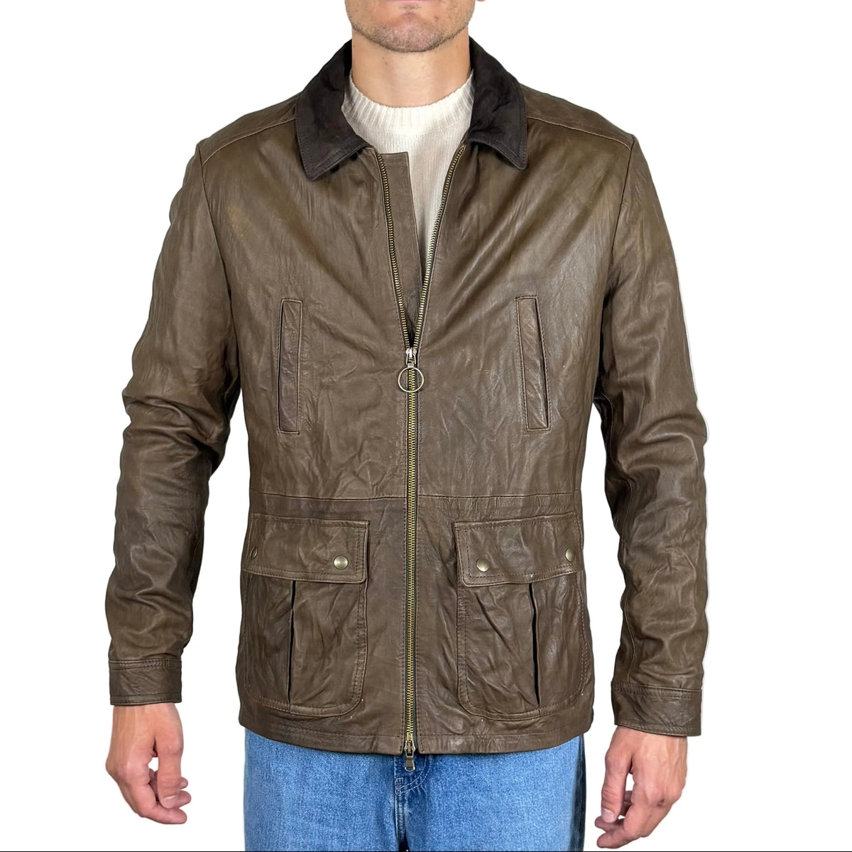 Giacca in pelle 49ZMARB