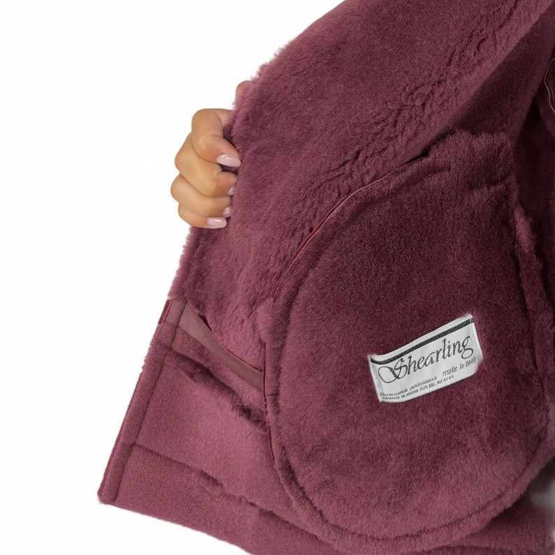 Chiodo in shearling 44LSHBX