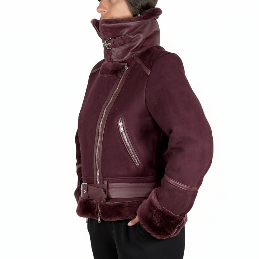 Chiodo in shearling 44LSHBX