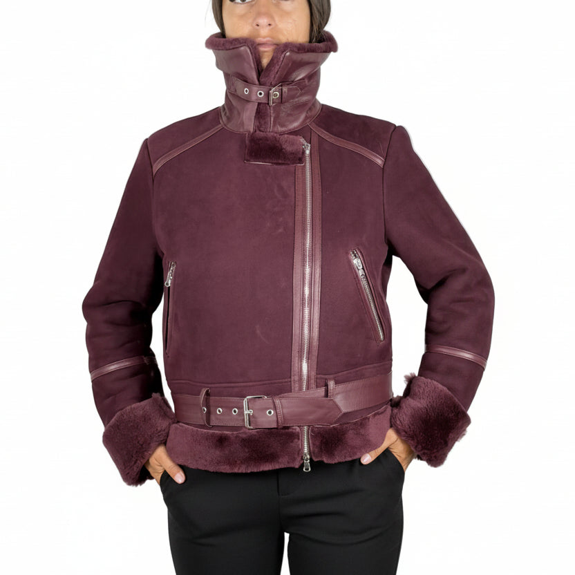 Chiodo in shearling 44LSHBX