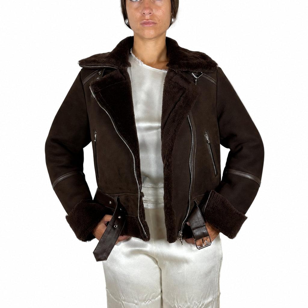 Chiodo in shearling 44LSHMO