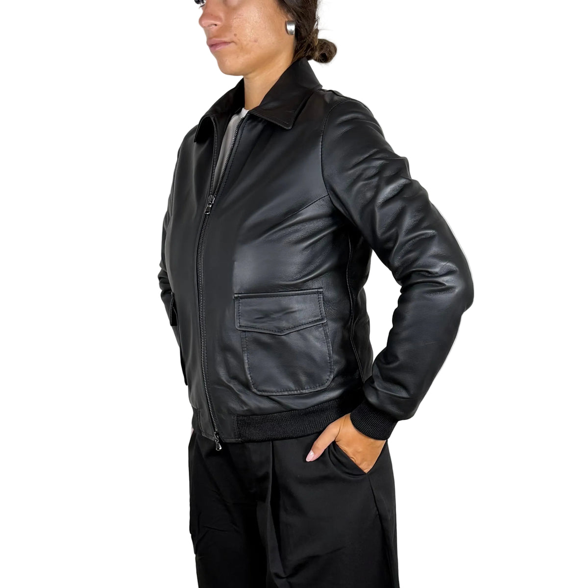 Bomber in pelle 25CLNAN