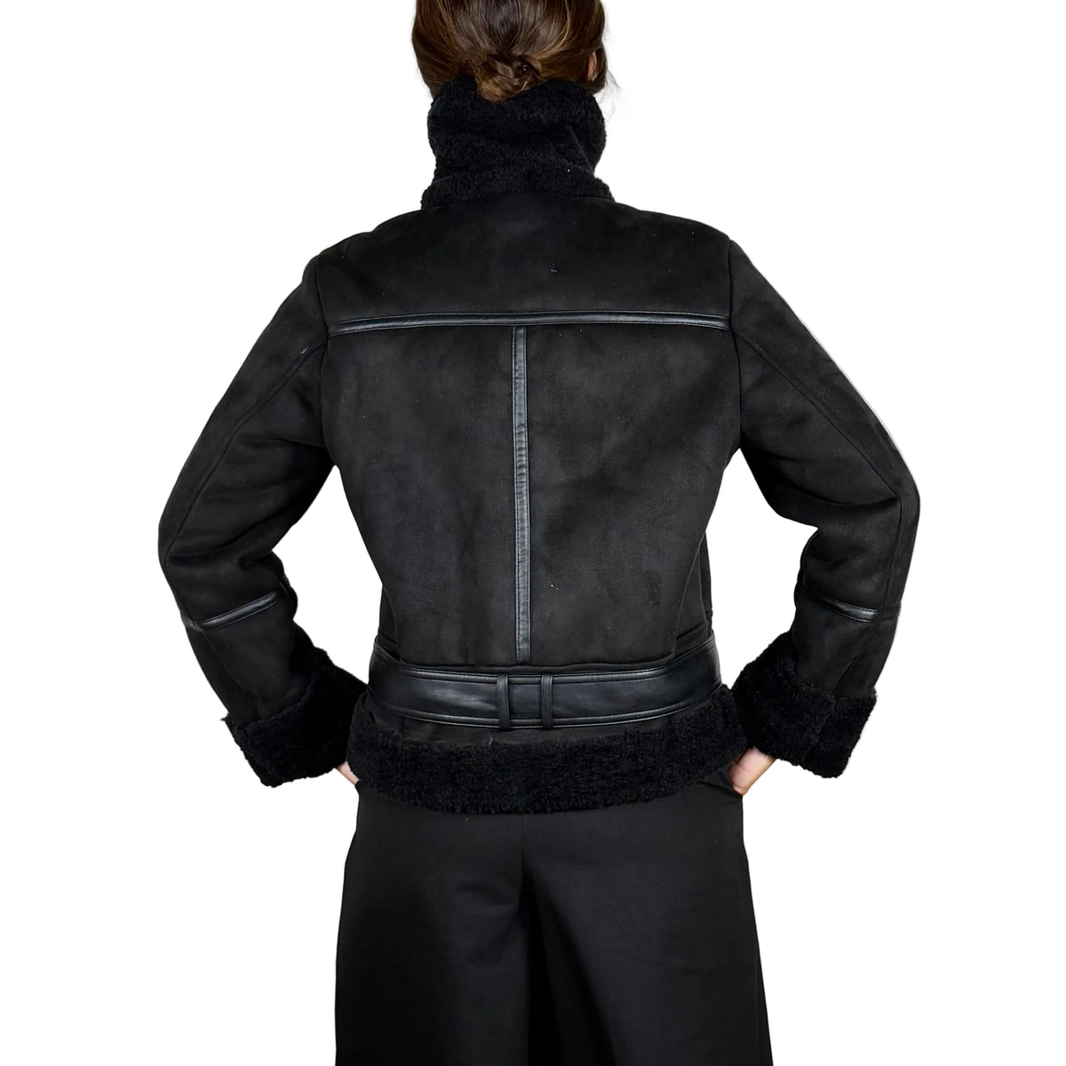 Chiodo in shearling 44LSHNE